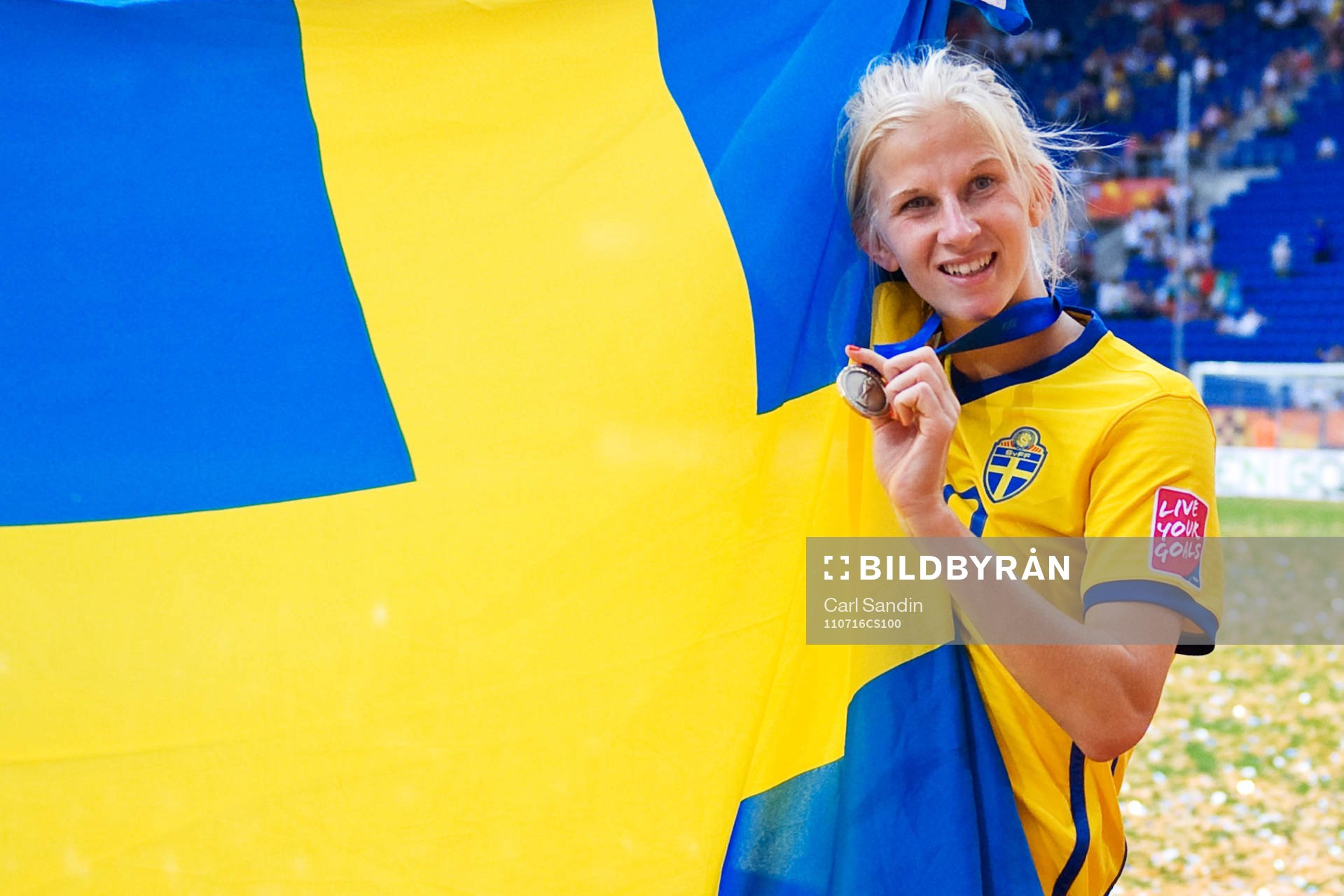 Sofia Jakobsson, Sverige, jubel, VM-Brons, brons, medalj