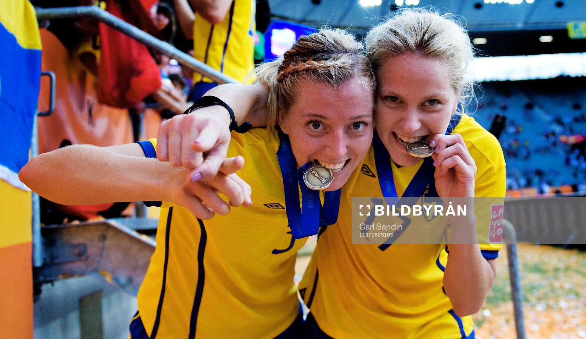 Linda Sembrant, Lisa Dahlkvist, Sverige, jubel, VM-Brons,