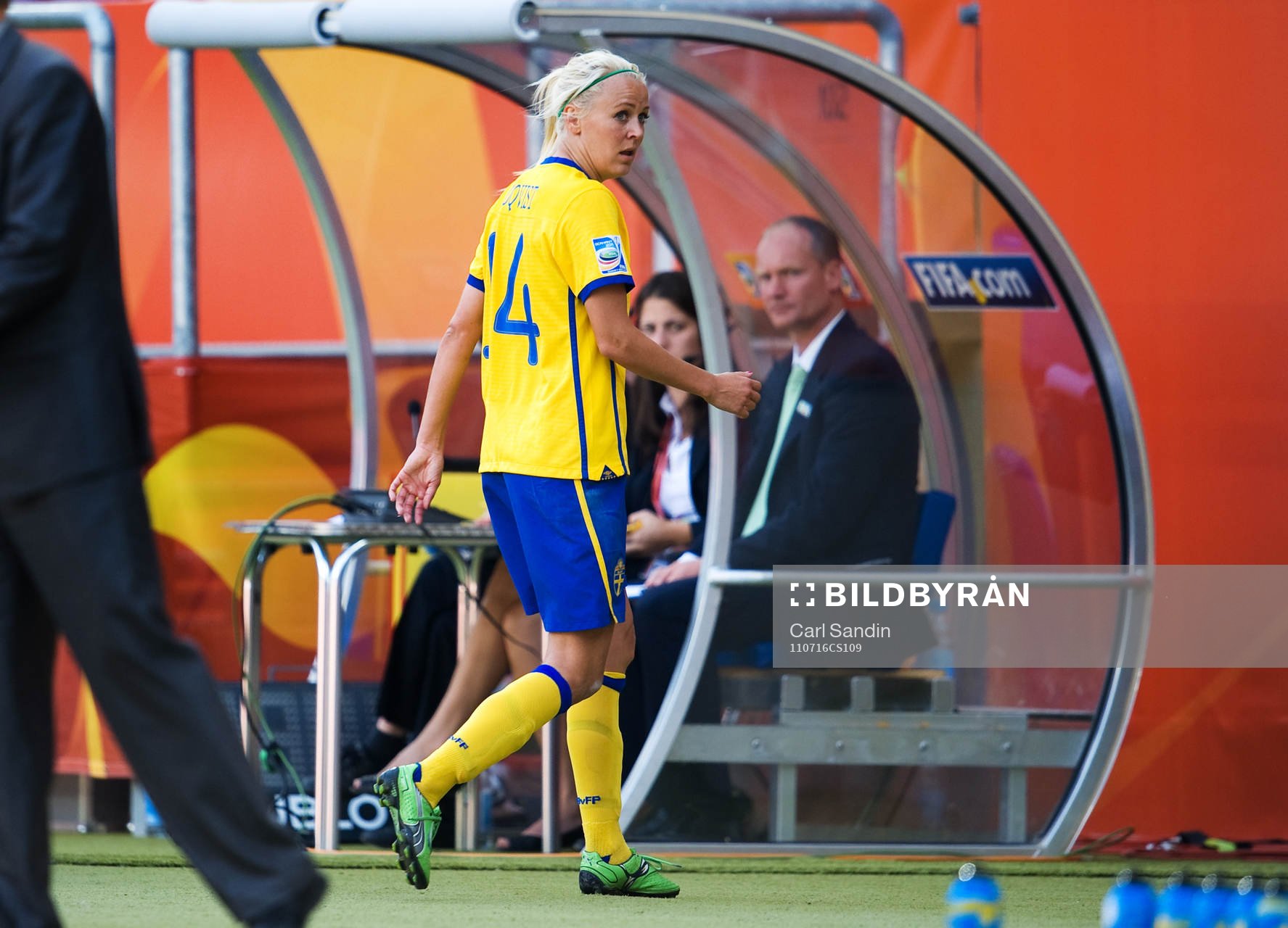 Josefine Öqvist, Sverige, rött kort, utvisad, utvisning
