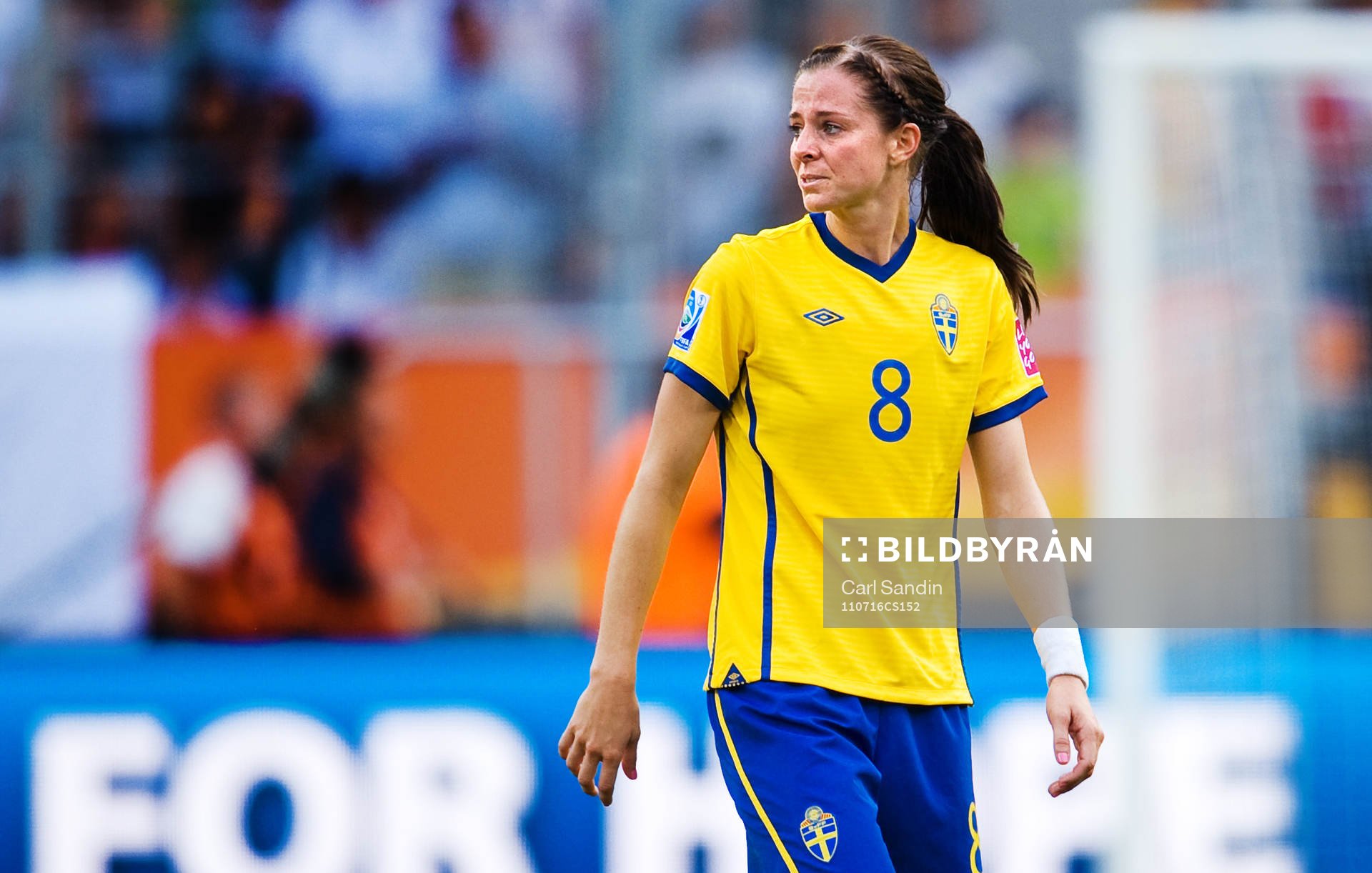 Lotta Schelin, Sverige, jubel, glädjetårar, VM-Brons,