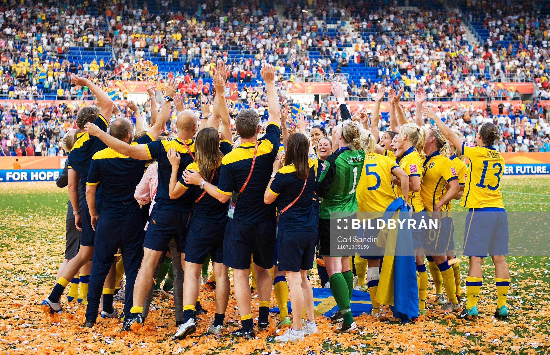 Sverige, jubel, glädje, VM-Brons, brons