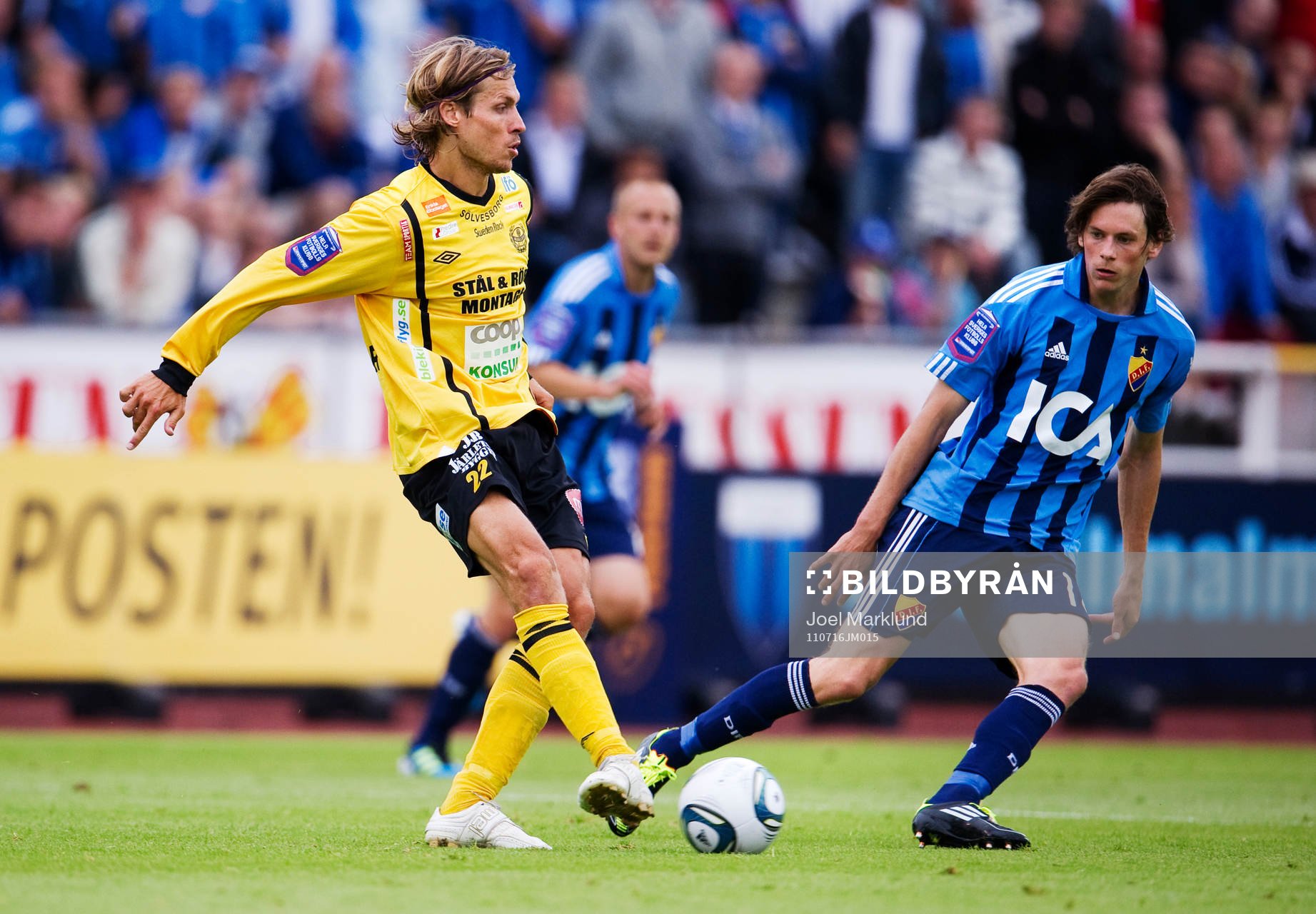 Tobias Grahn, Mjällby, och Kasper Hämäläinen,