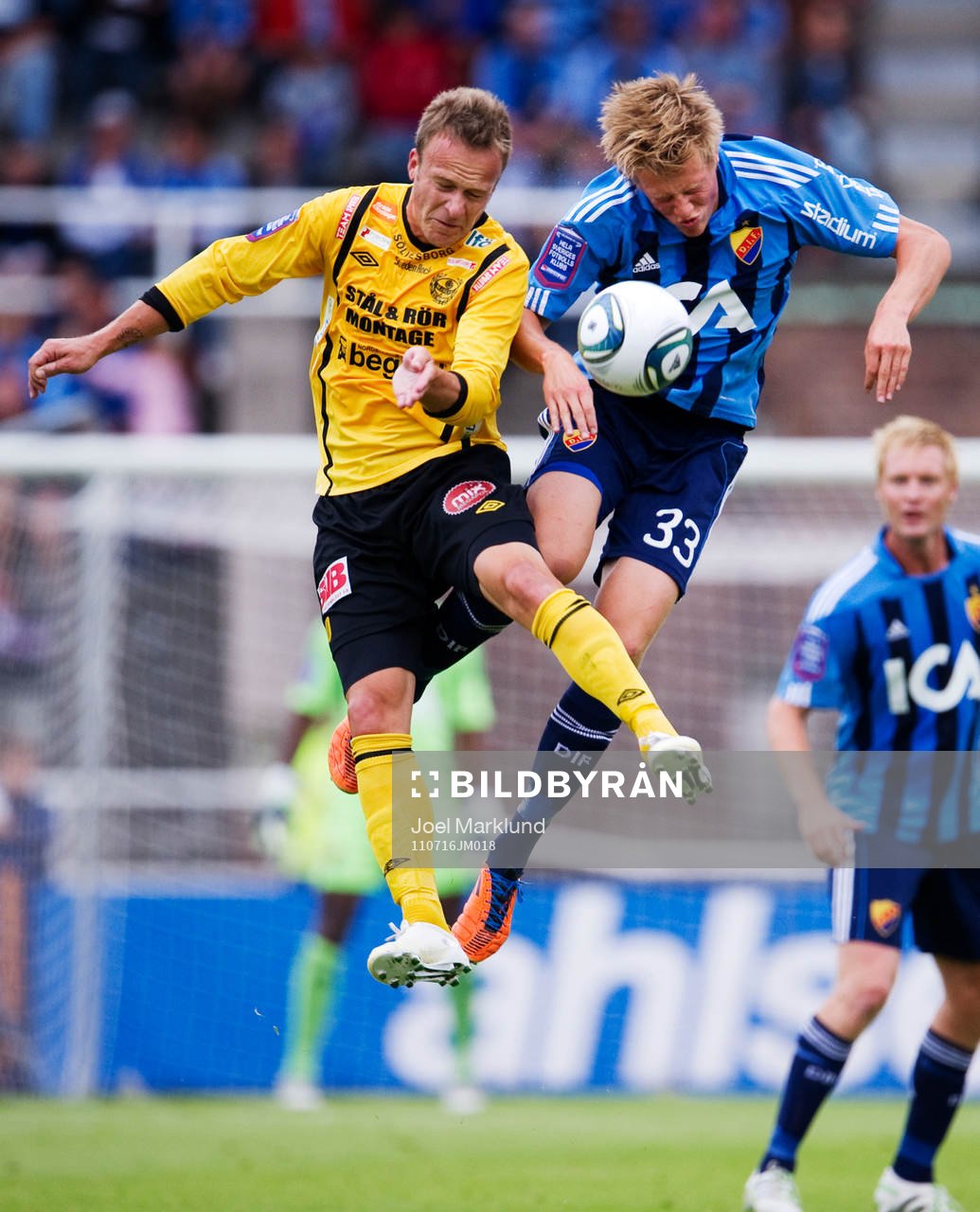 Marcus Ekenberg, Mjällby, och Emil Bergström,