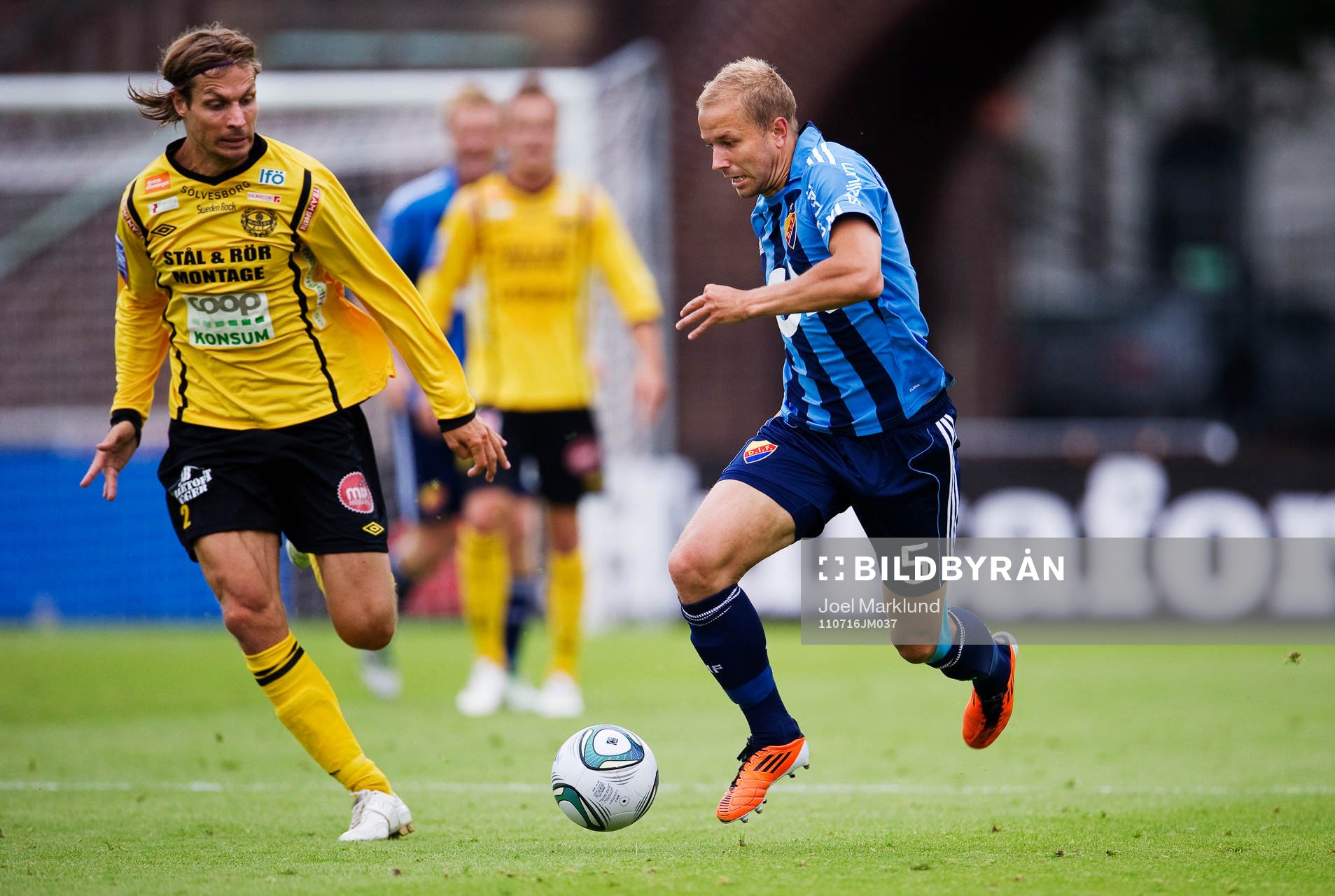 Tobias Grahn, Mjällby, och Petter Gustafsson, Djurgården