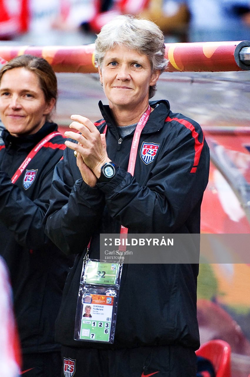 Pia Sundhage, förbundskapten, USA