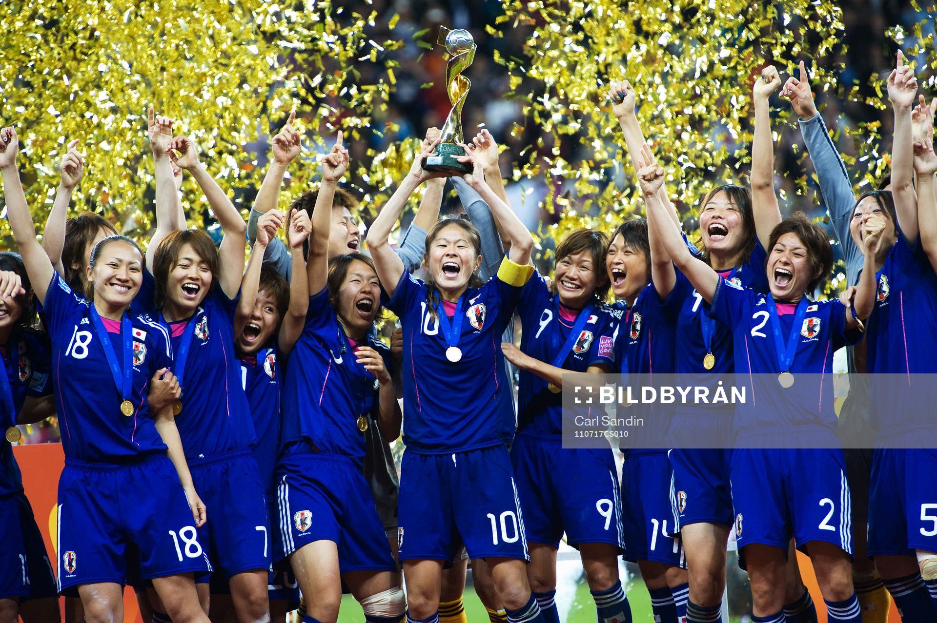 Japan, jubel, VM-guld, guld