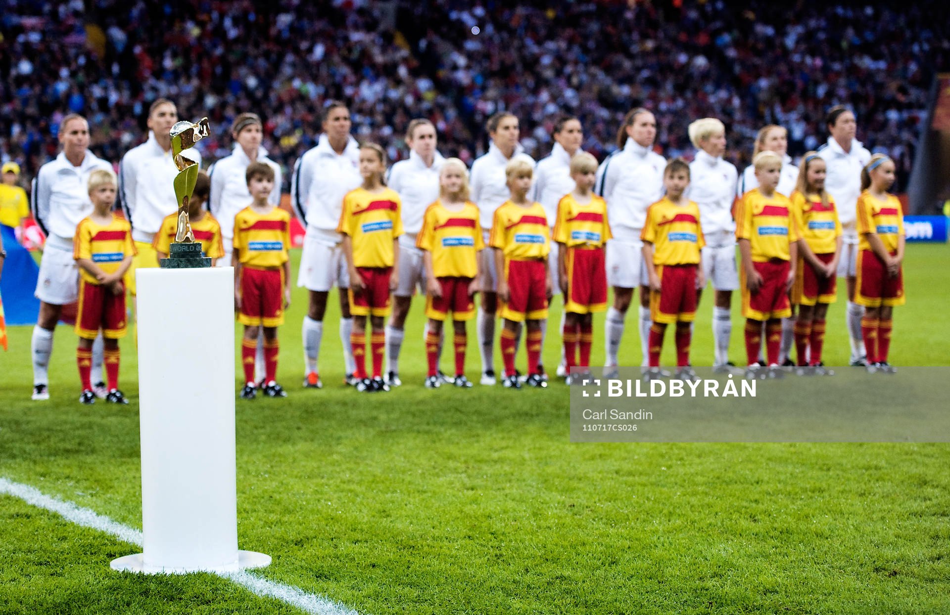 USA, VM-trofén, trofé, pokal