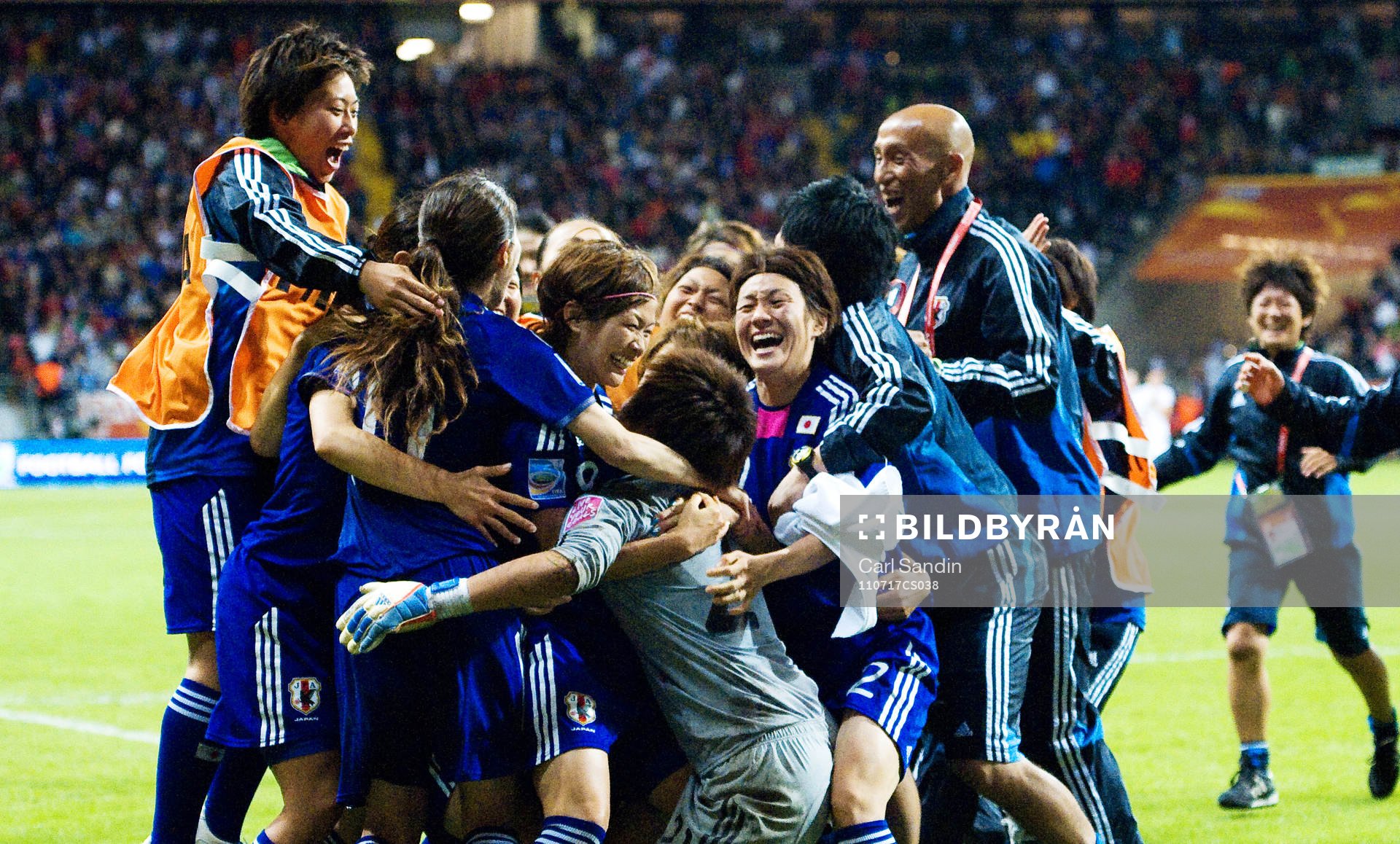 Japan, jubel, VM-guld, guld