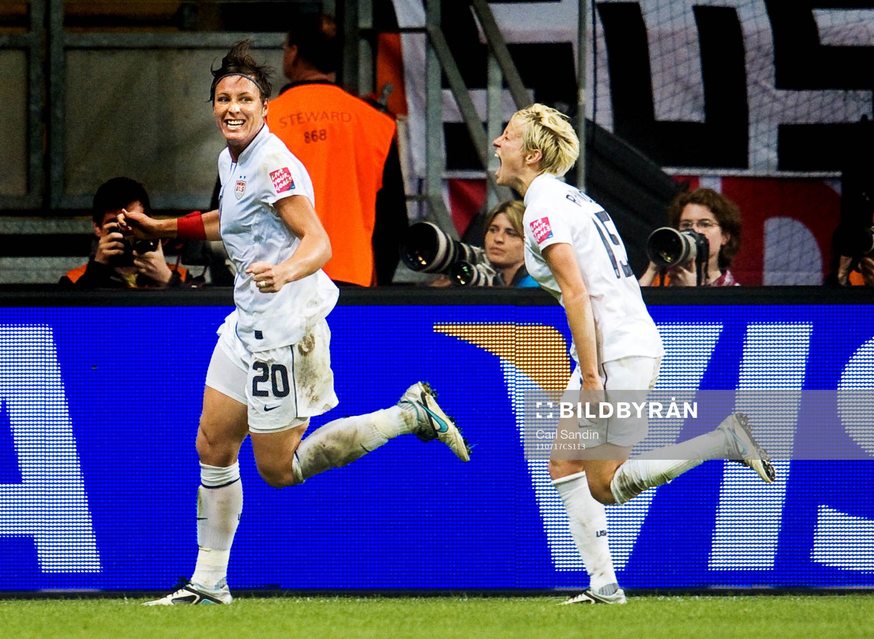 Abby Wambach, USA, jubel, 1-2