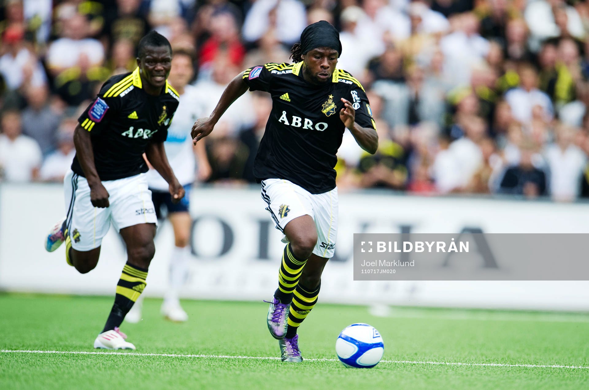 Ibrahim Teteh Bangura och Martin Mutumba, AIK