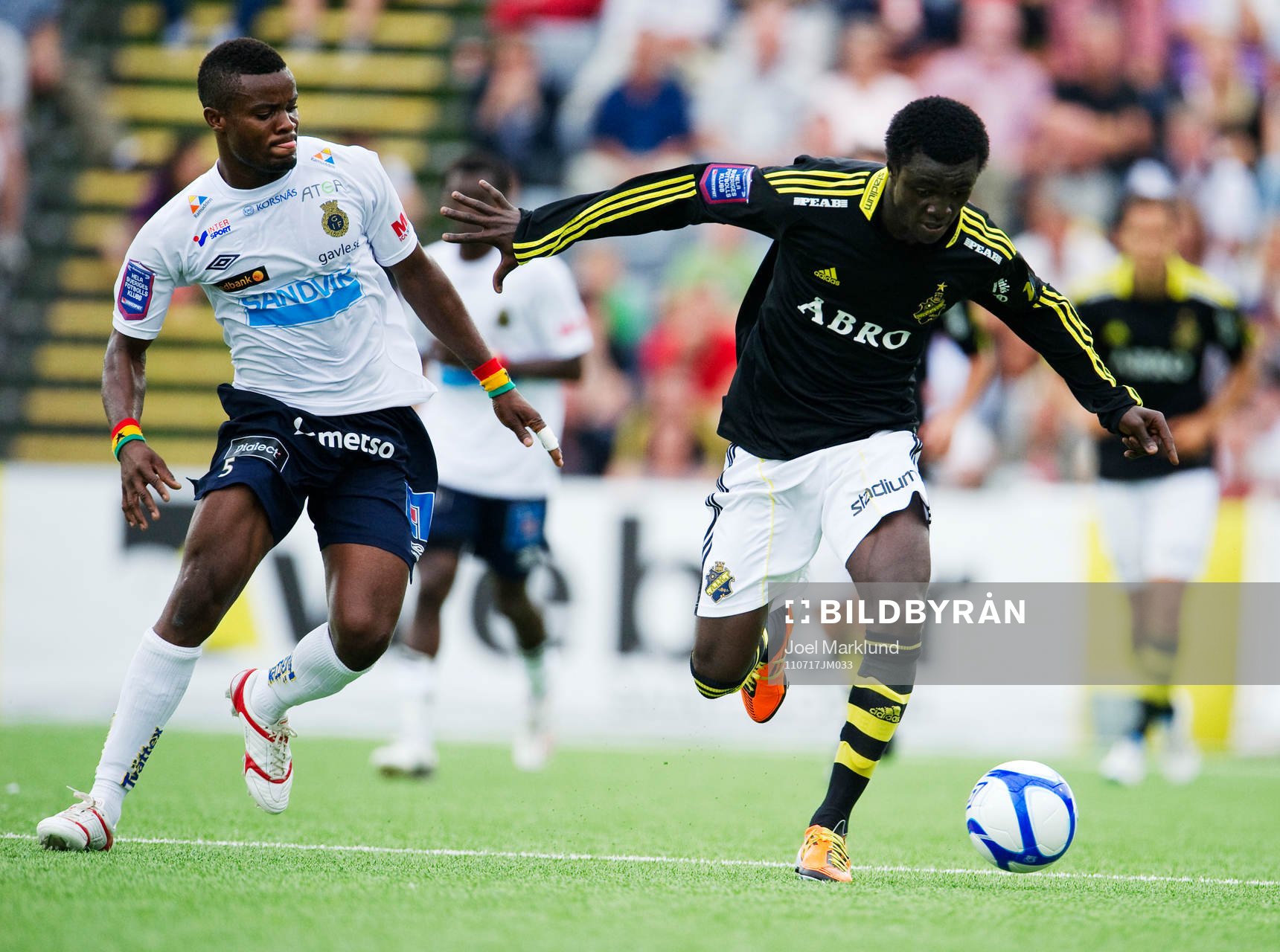 Zakaria Abdullai, Gefle, och Kwame Karikari, AIK