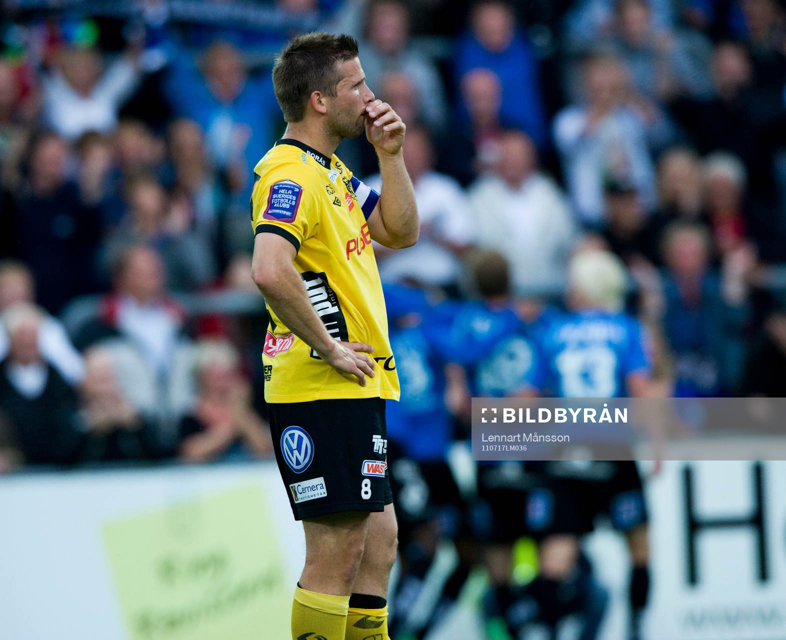 1-0 Joe Sise, Halmstad jubel, Anders Svensson, Elfsborg,