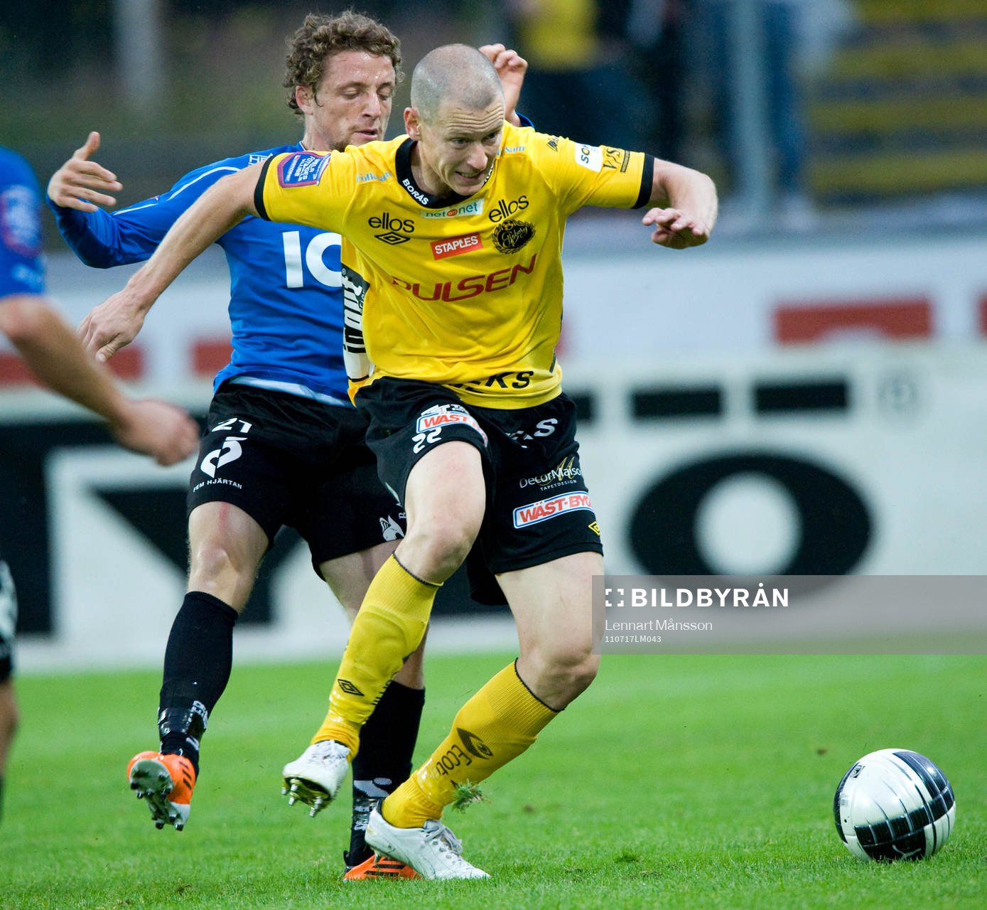Kujtim Bala, Halmstad och Andreas Augustsson, Elfsborg