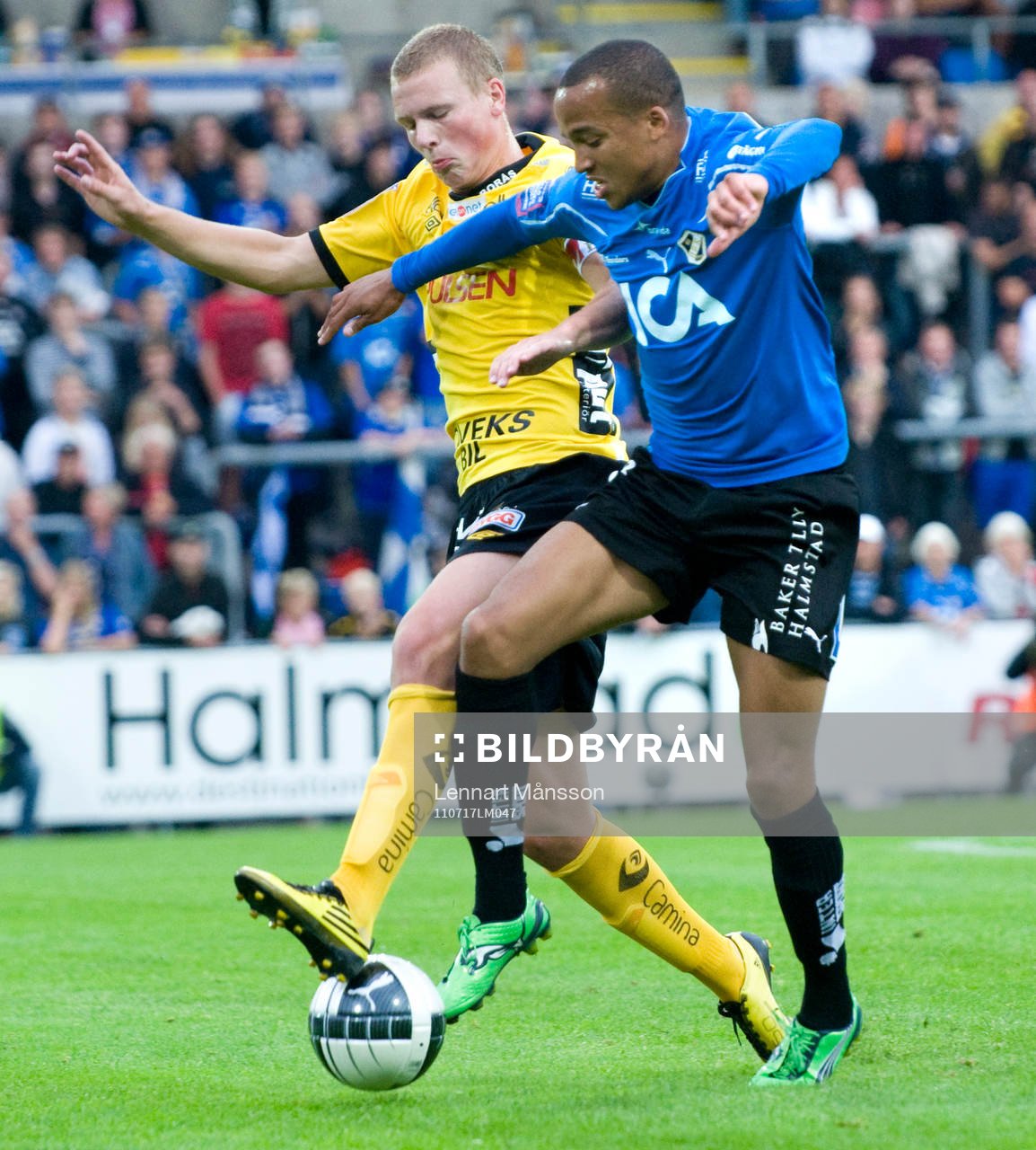 Marcus Olsson, Halmstad och Oscar Hiljemark, Elfsborg
