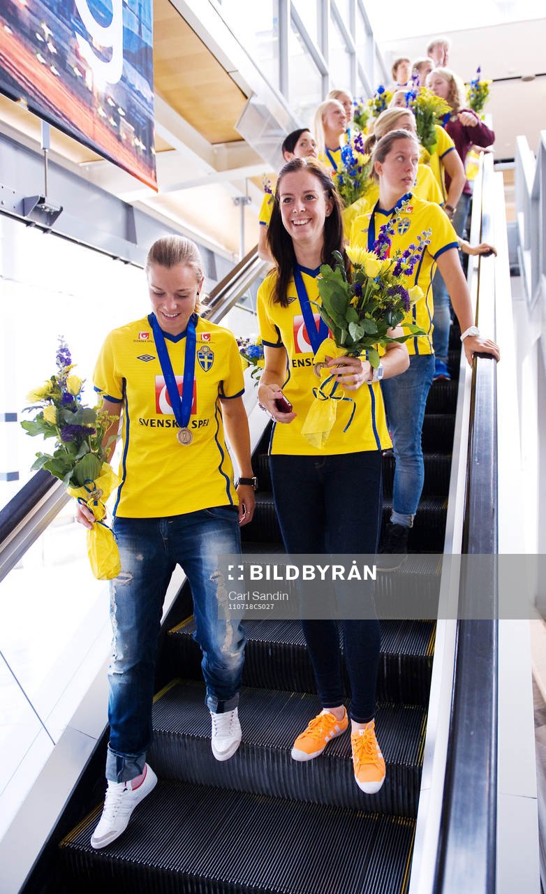 Sara Thunebro, Lotta Schelin, Lina Nilsson
