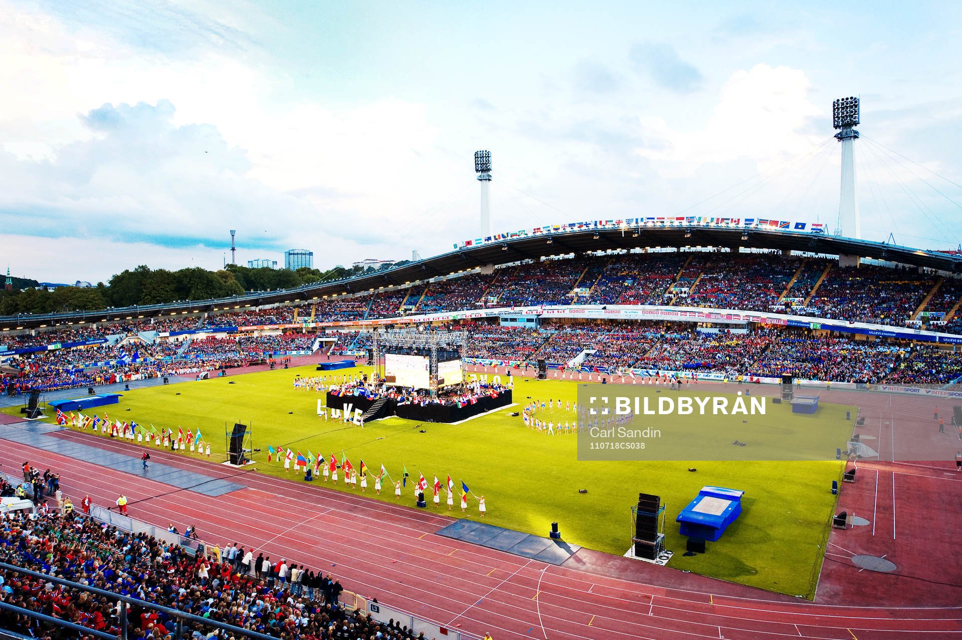 Fotboll, Gothia Cup, Invigning