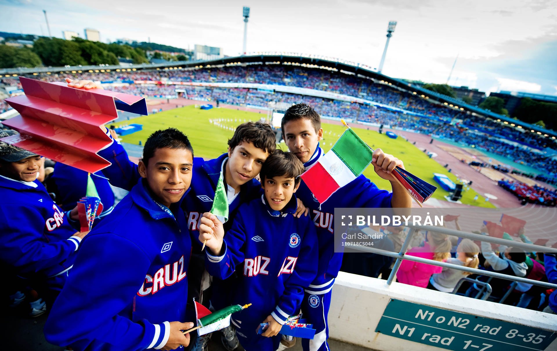 Fotboll, Gothia Cup, Invigning