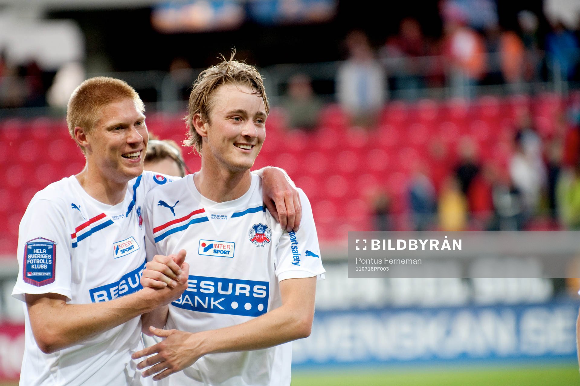 Markus Holgersson, Rasmus Jönsson, Helsingborg, jubel
