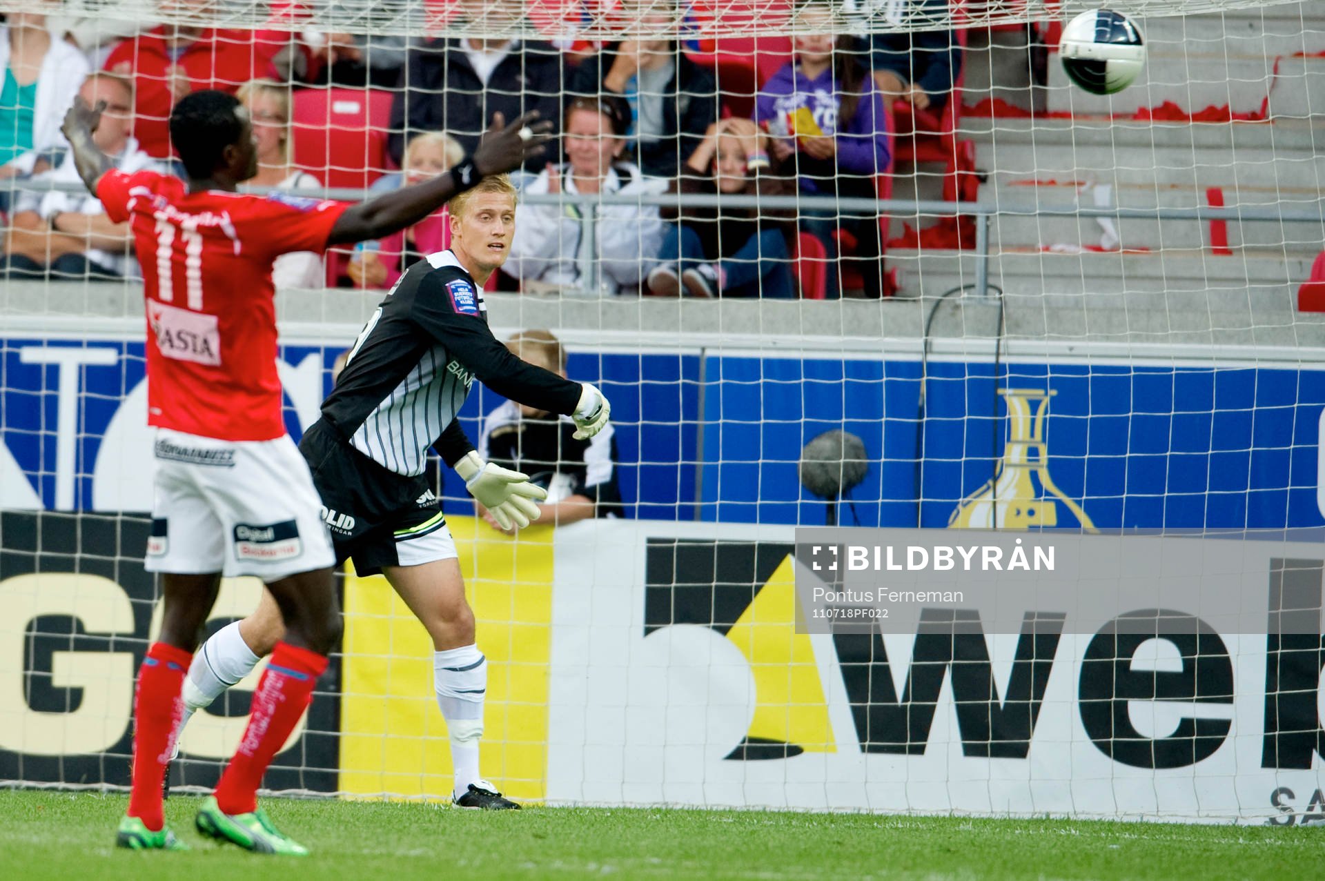 Abiola Dauda, Kalmar, Pär Hansson, målvakt, Helsingborg