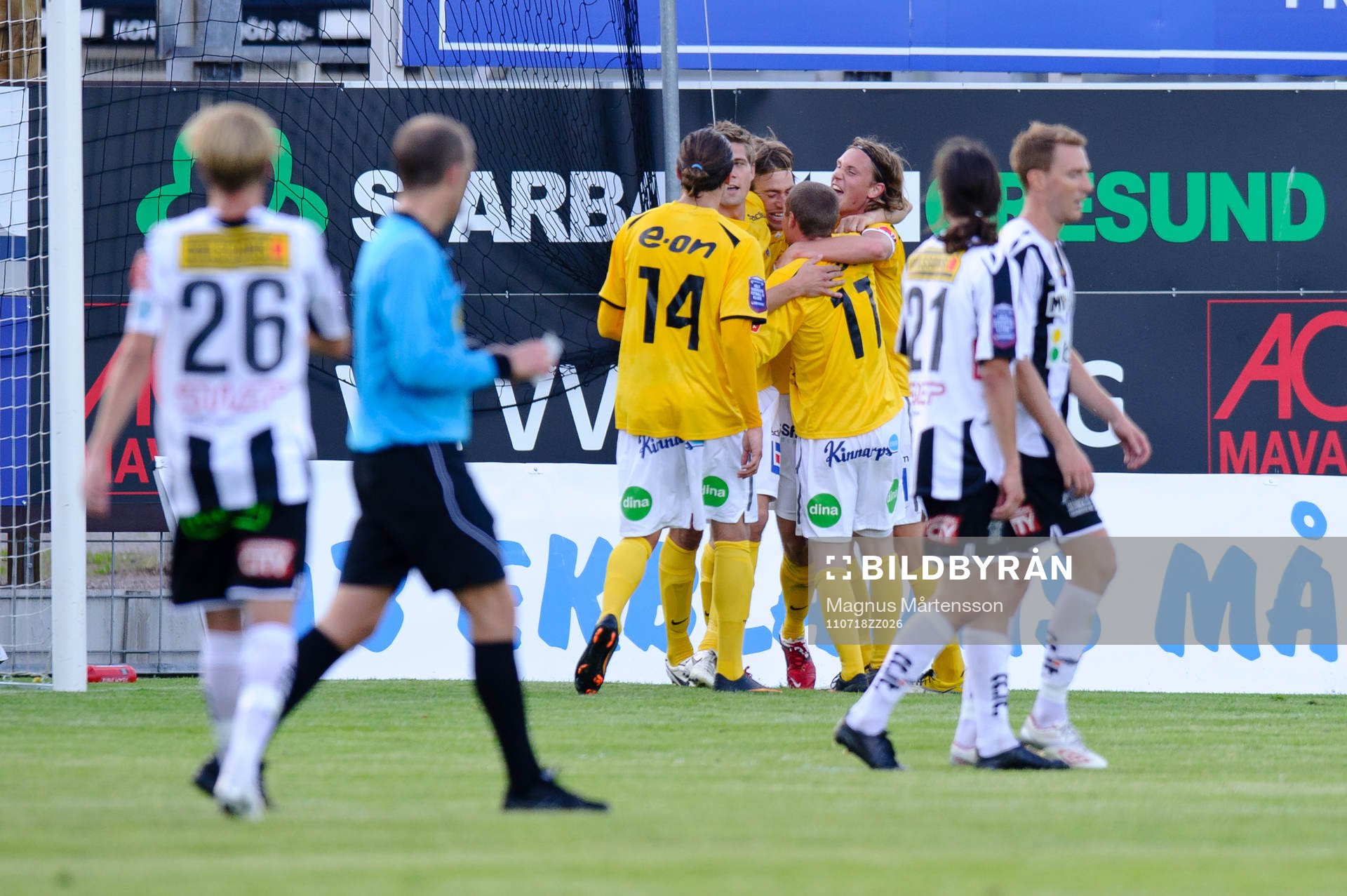  Kristoffer Engléns, Falkenberg, gjorde mål som resulterade i 0-1