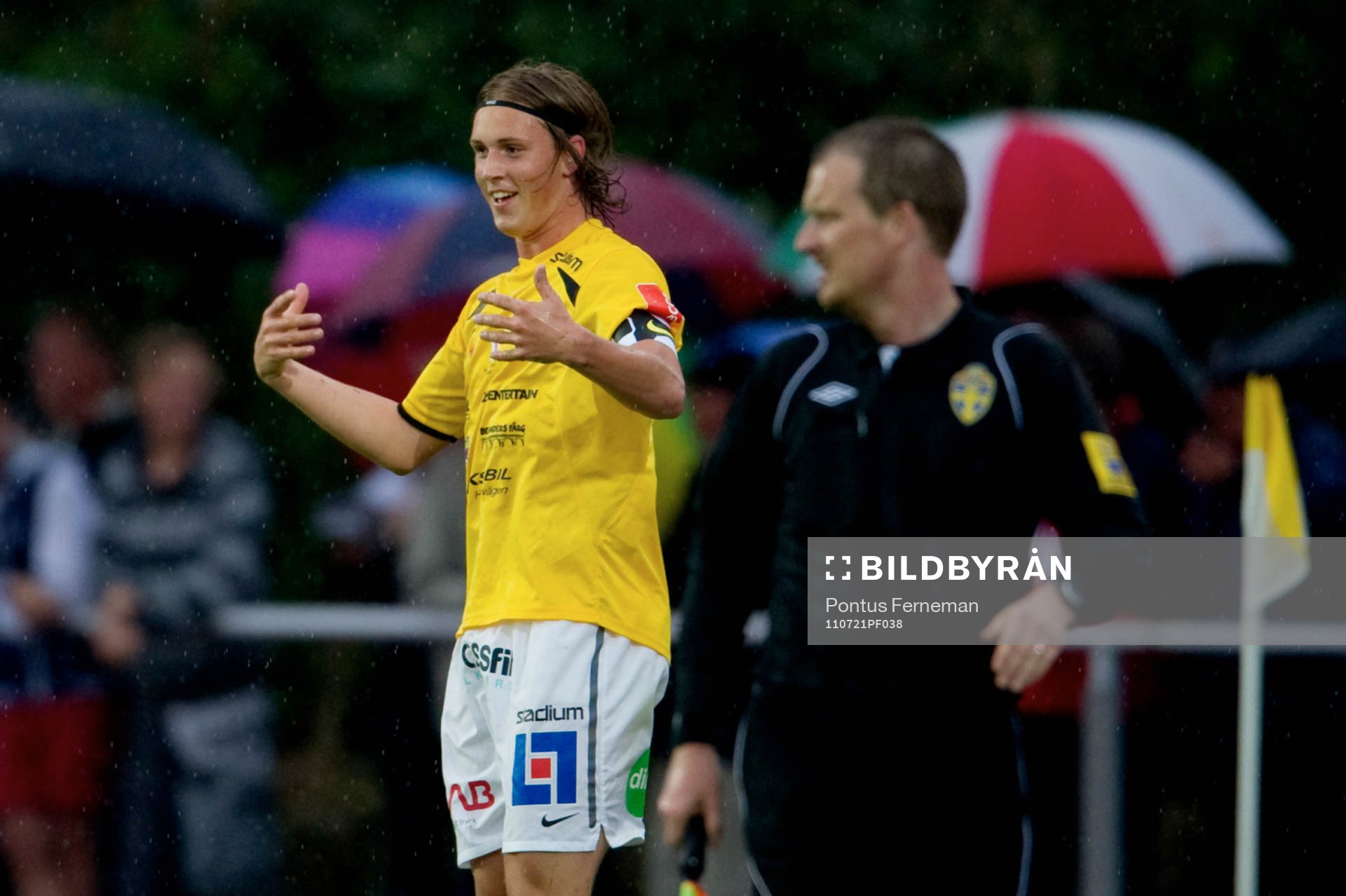  Marcus Översjö, Falkenberg, jubel, 1-0.