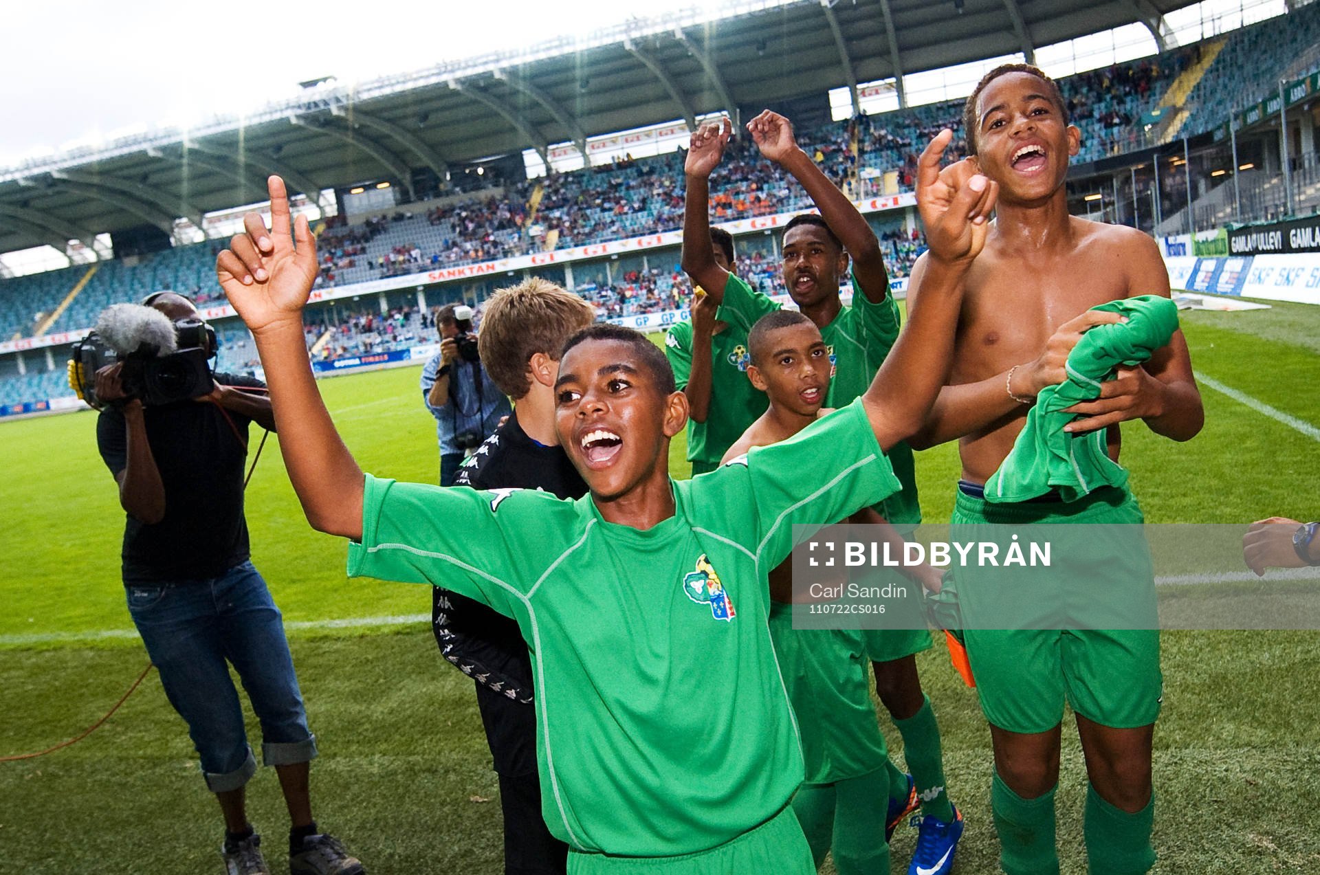 P13, Club Reunion, jubel, vinnare, Gothia Cup 2011