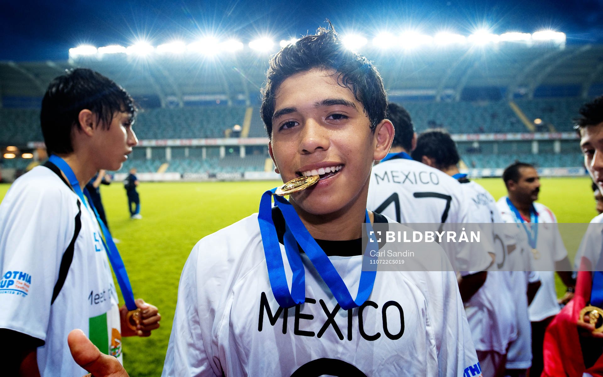 P15, Club Toluca FC, jubel, vinnare Gothia Cup 2011