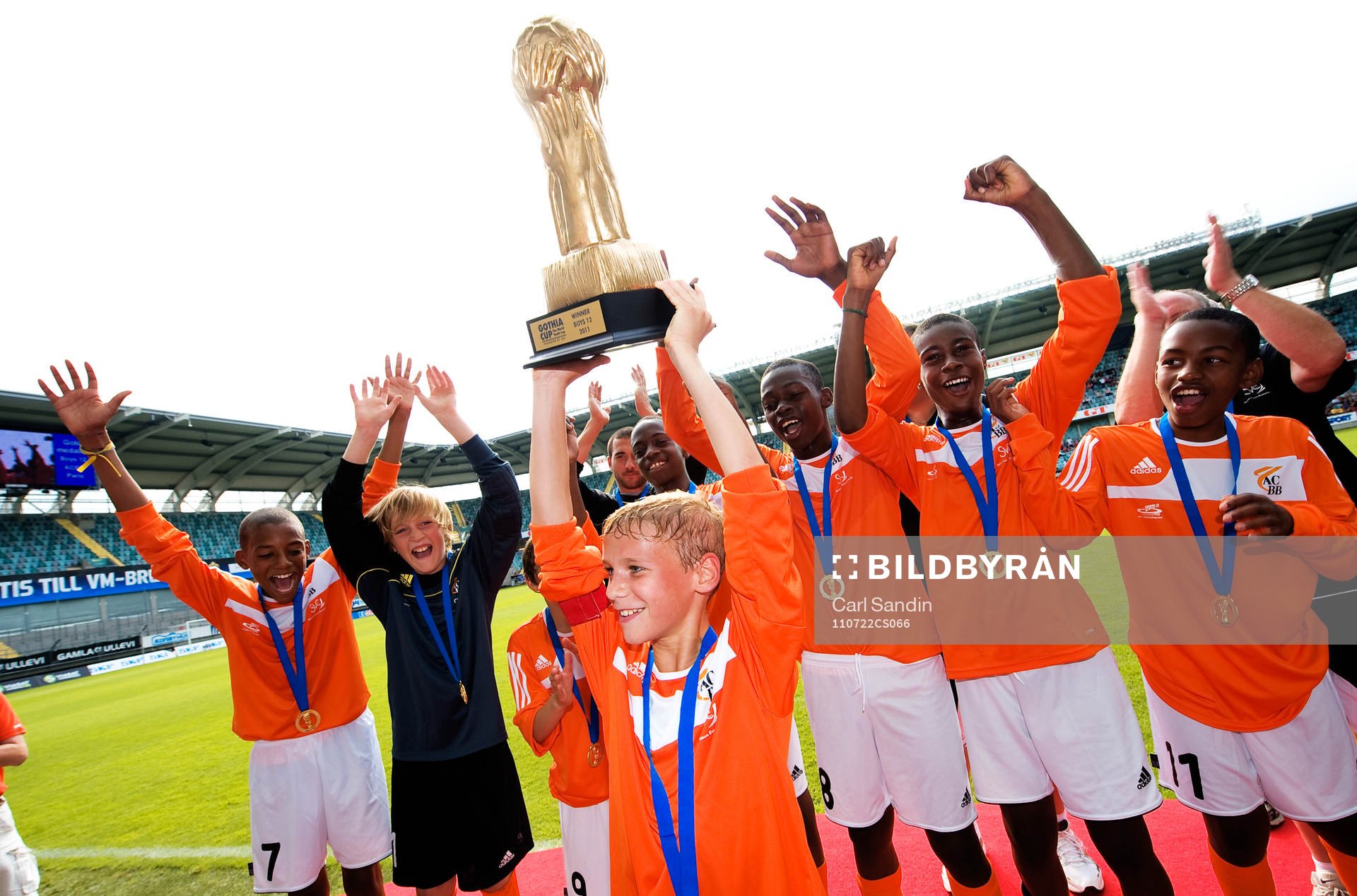 P12, ACBB Paris 1, jubel, vinnare, Gothia Cup 2011
