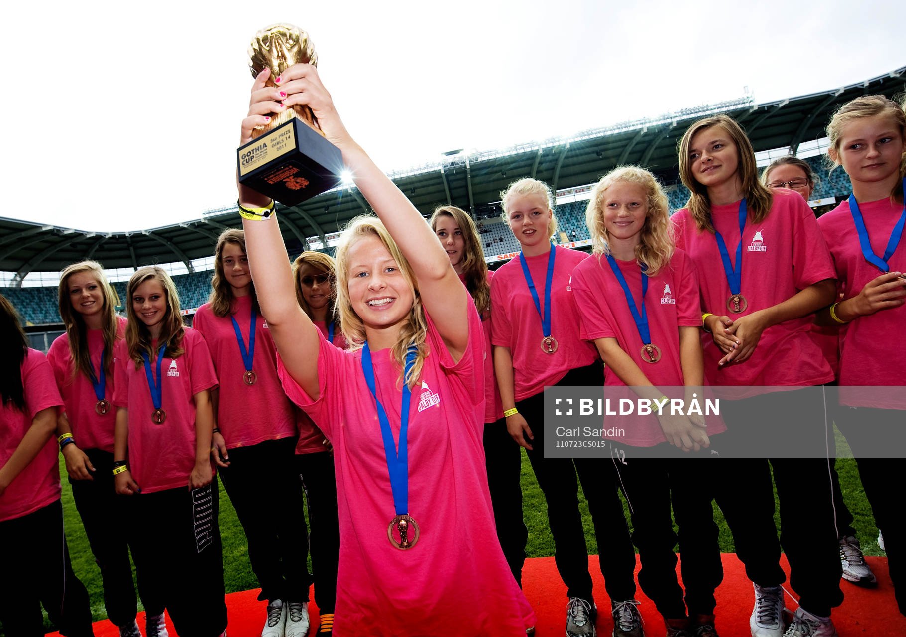 F14, Dalby GIF, brons, Gothia Cup 2011. Pokal