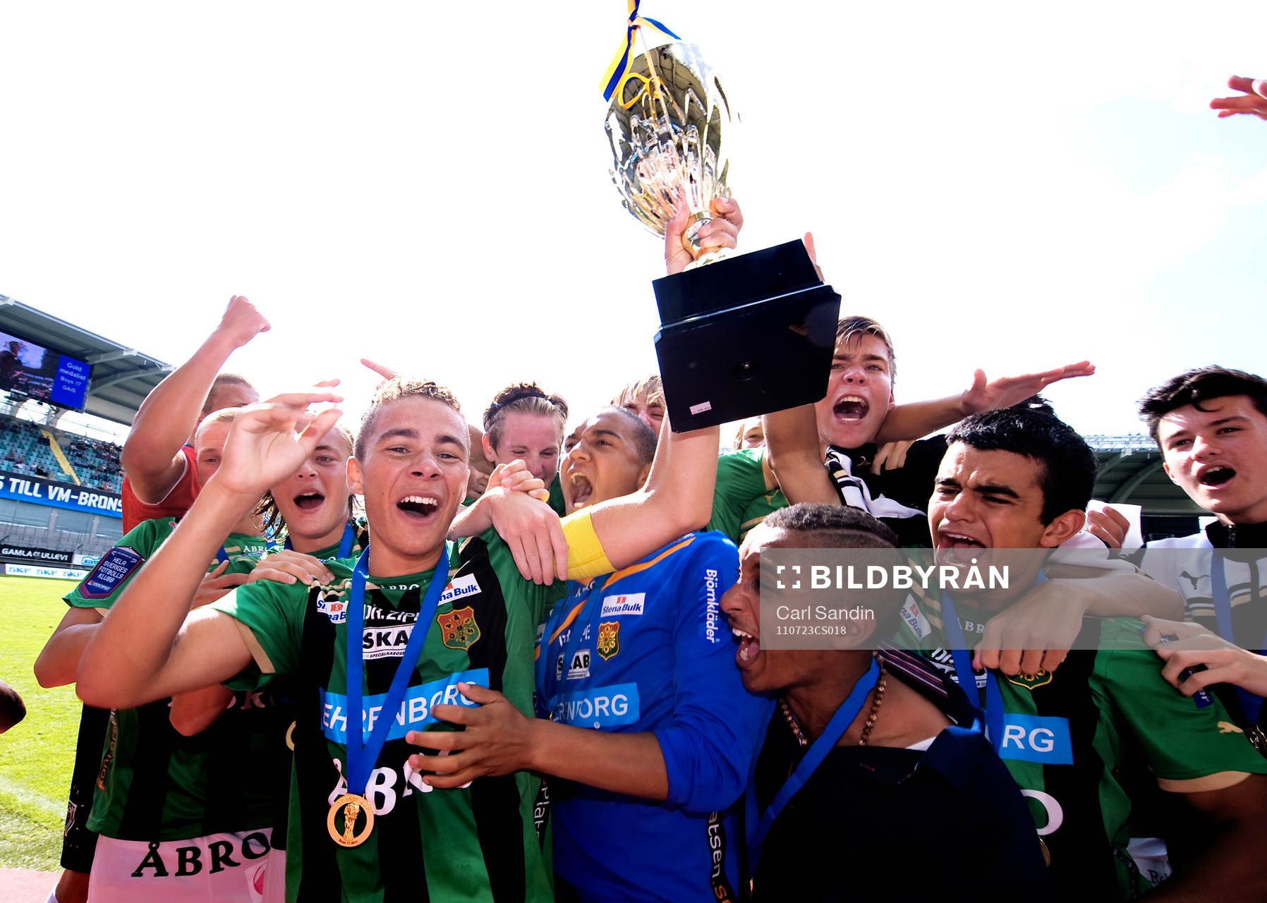 P17, TipsElit, Gais, jubel, guld Gothia Cup 2011