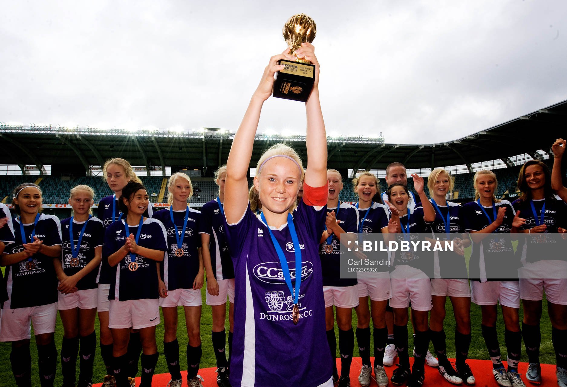 F14, Jitex BK, brons, Gothia Cup 2011. Pokal