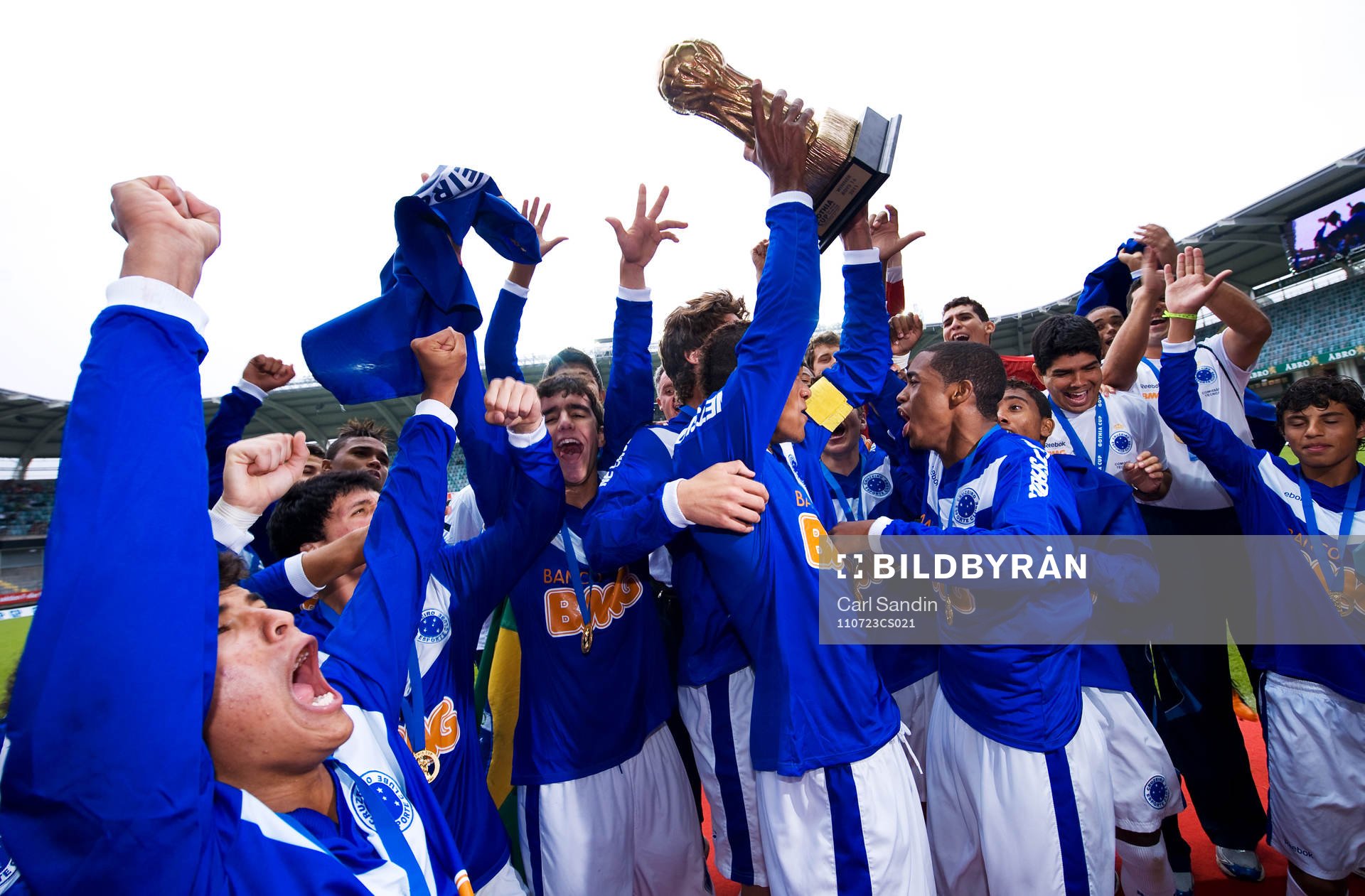 P16, Cruzeiro EC, jubel, glädje, guld, Gothia Cup 2011.