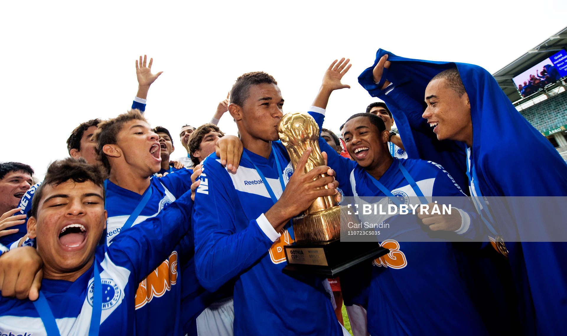 P16, Cruzeiro EC, jubel, glädje, guld, Gothia Cup 2011