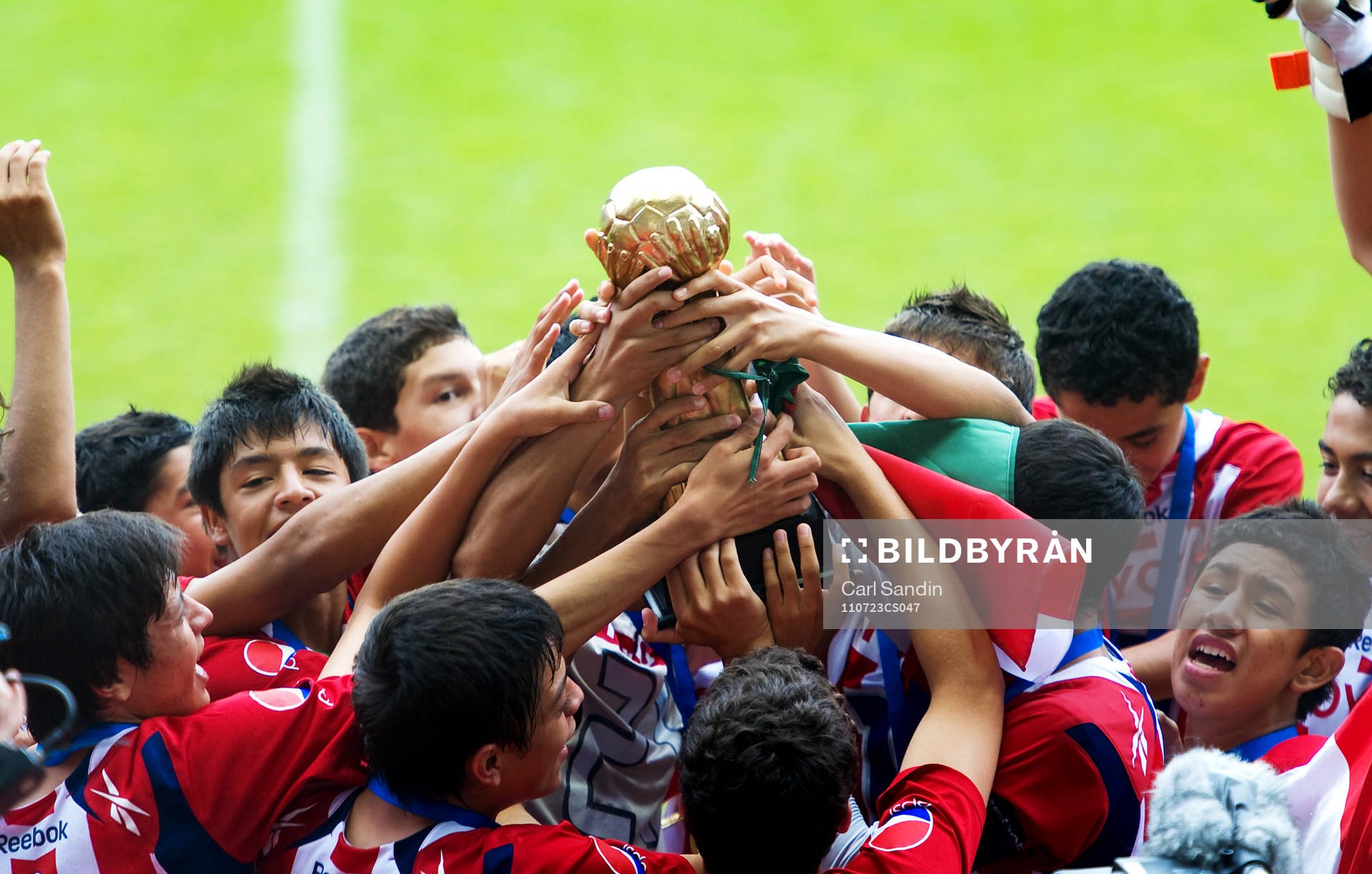 P14, Chivas Guadalajara, jubel, guld, Gothia Cup 2011.