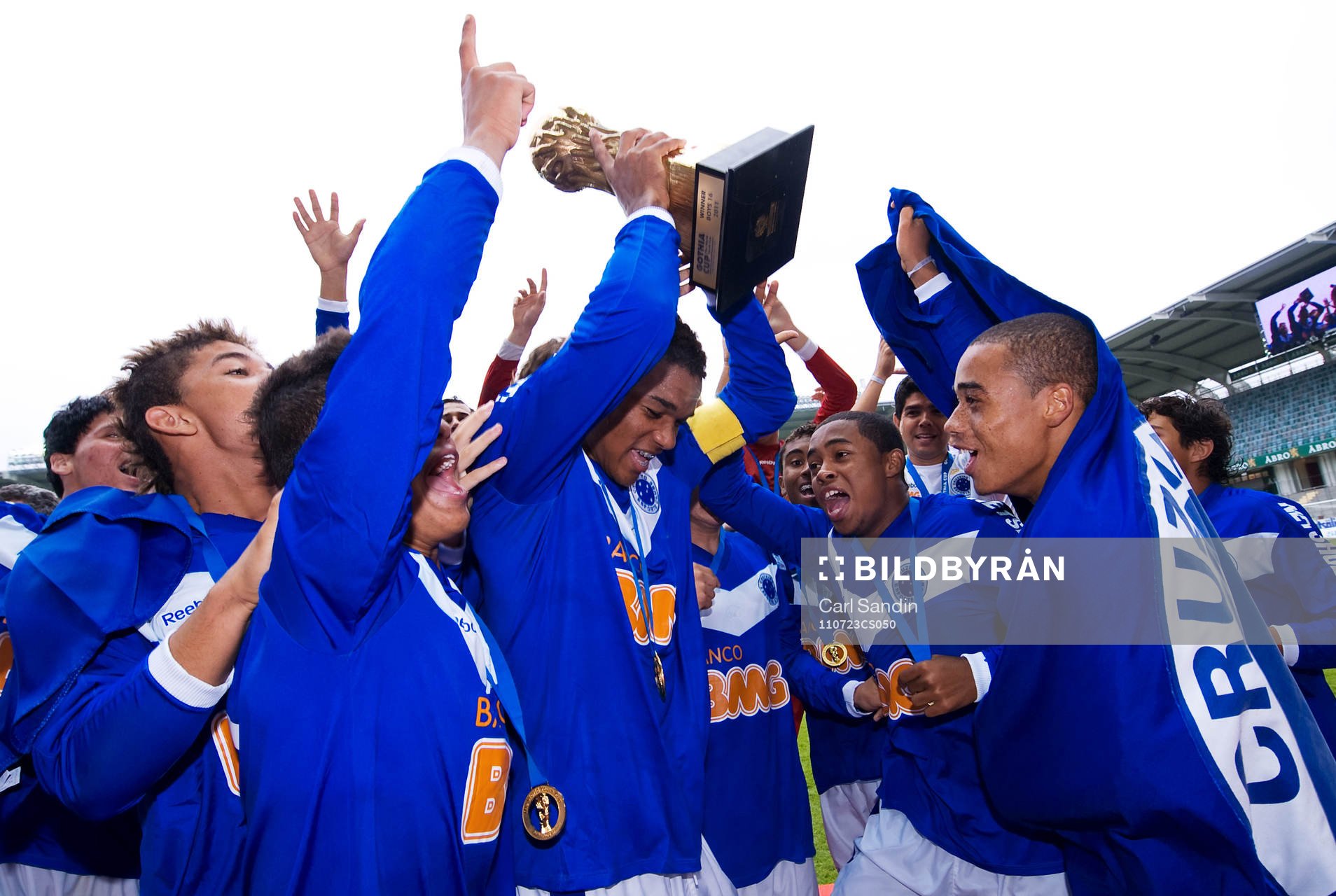P16, Cruzeiro EC, jubel, guld, Gothia Cup 2011