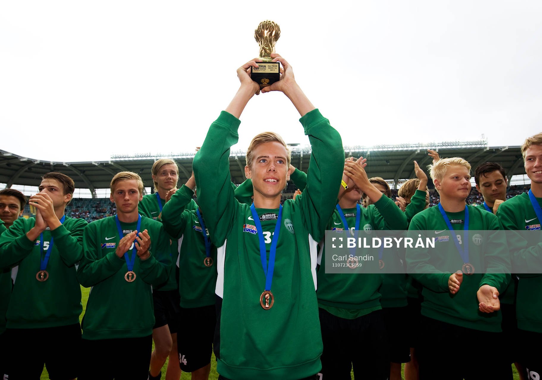 P16, Västerås SK Fotboll, brons, Gothia Cup 2011. Pokal