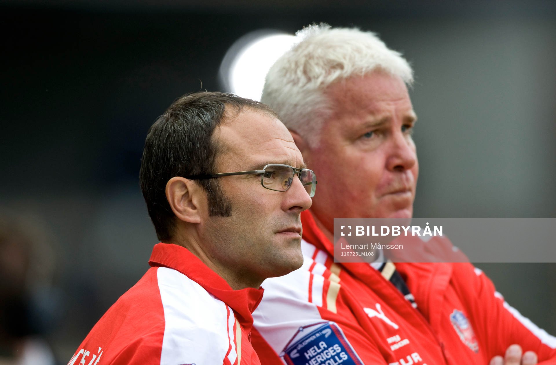 Per-Ola Ljung och Conny Karlsson, tränare