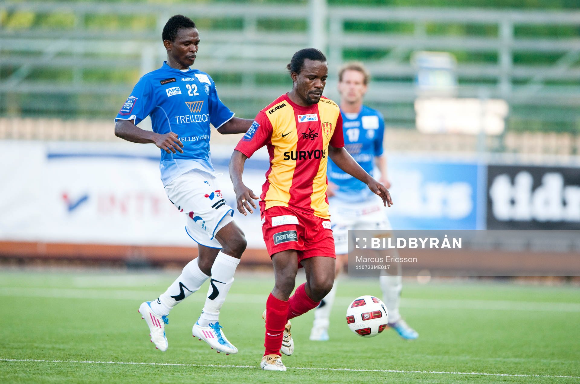 Ibrahim Korona, Trelleborg och Peter Ijeh, Syrianska