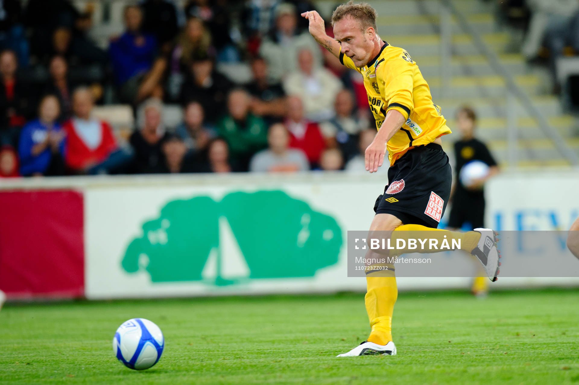 Marcus Ekenberg, Mjällby, gör 4-1