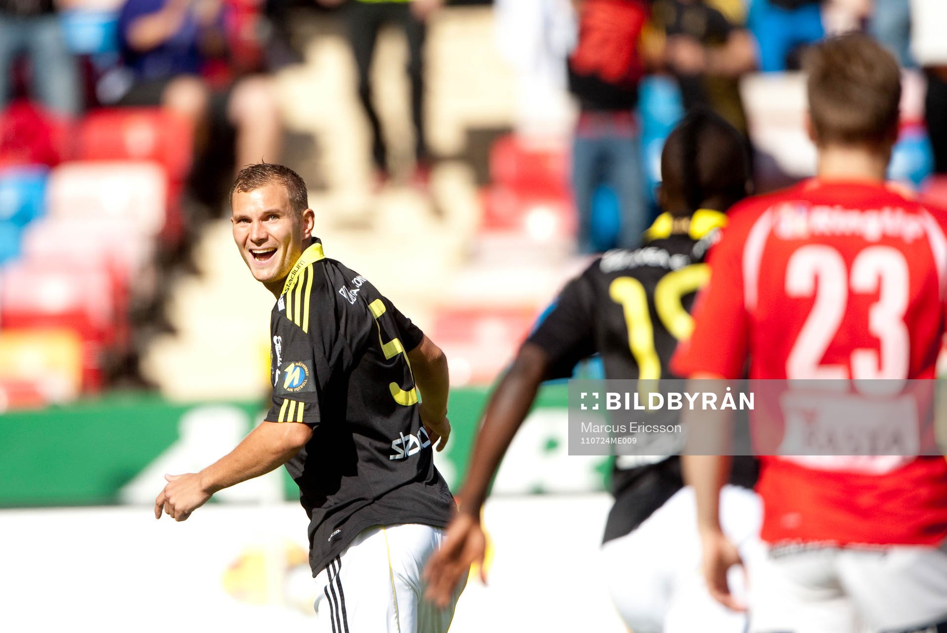  Robert Åhmn-Persson jubel efter 1-0