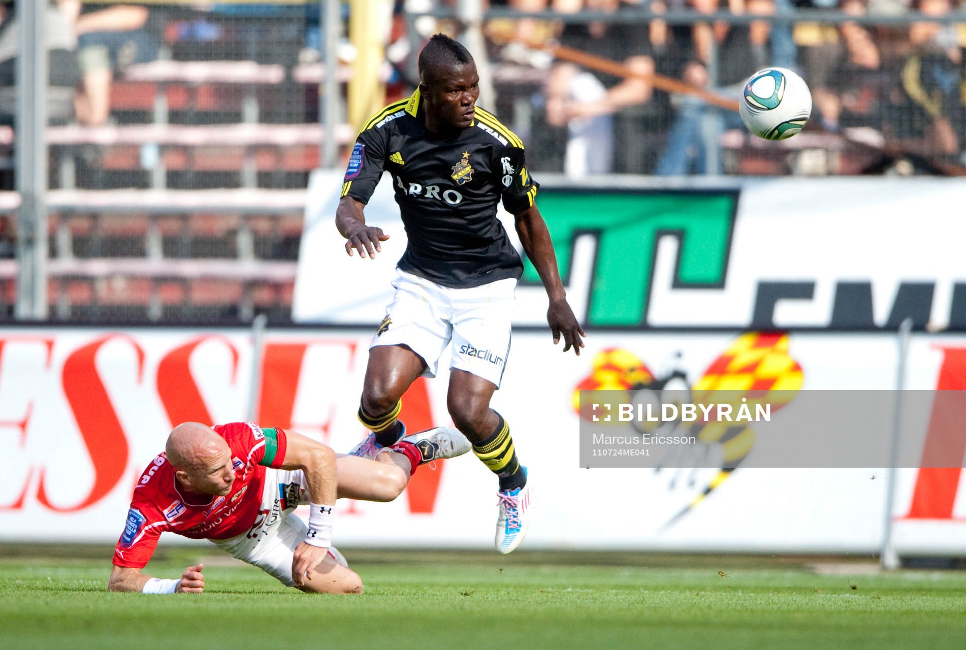 Henrik Rydström, Kalmar och Ibrahim Tete Bangura, AIK