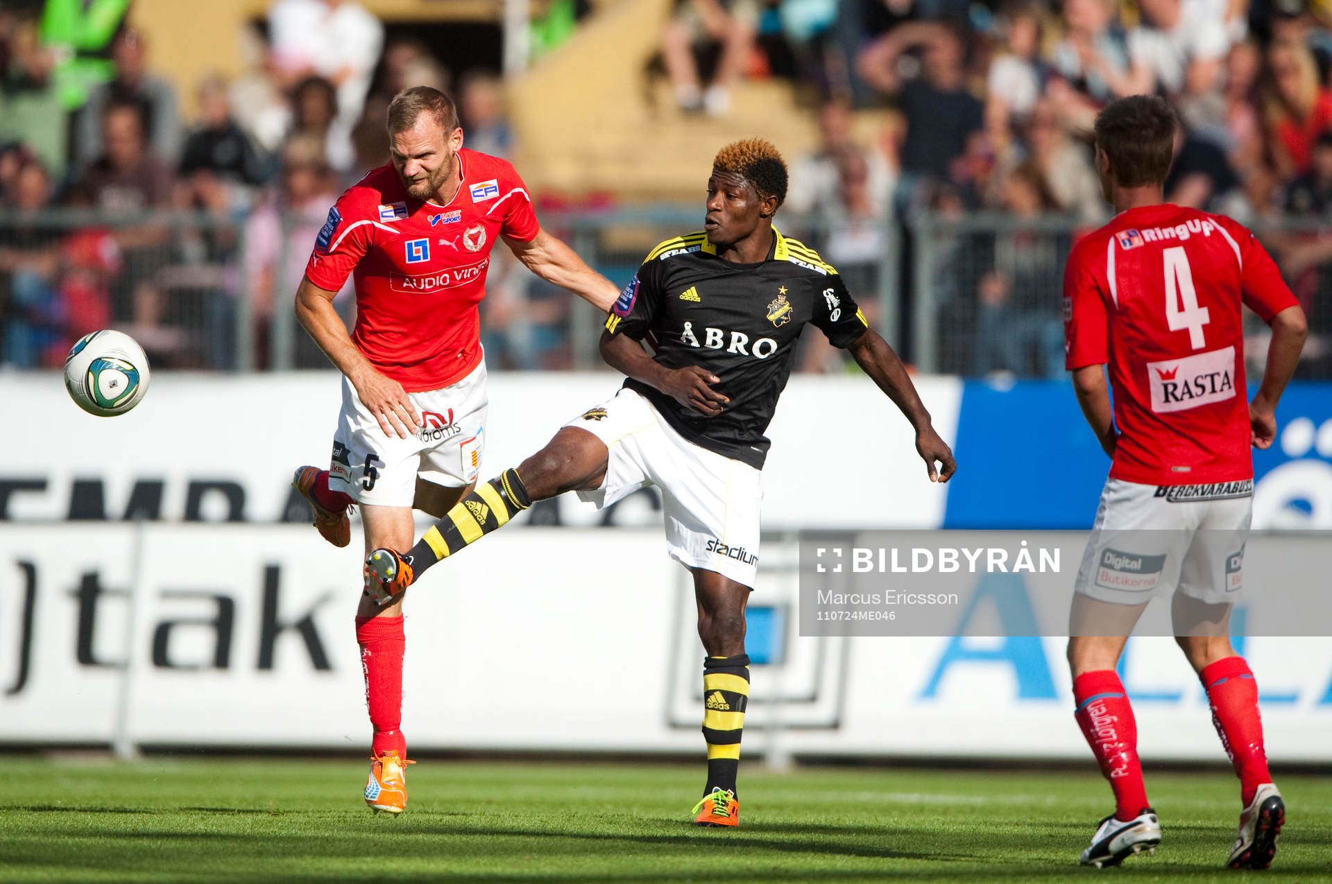 Tobias Carlsson, Kalmar och Mohamed Bangura, AIK