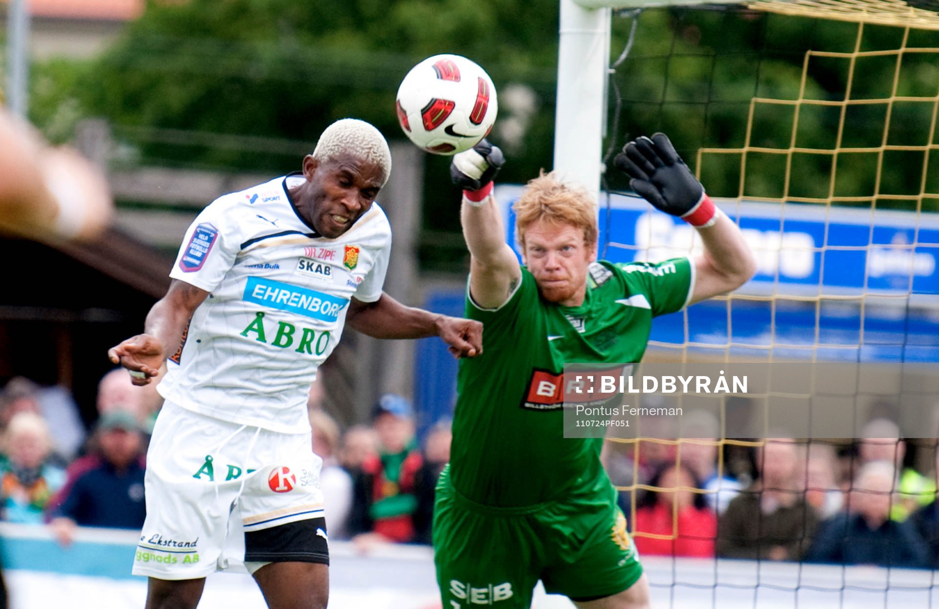 Eric Bassombeng, Gais, Christoffer Källqvist, målvakt,