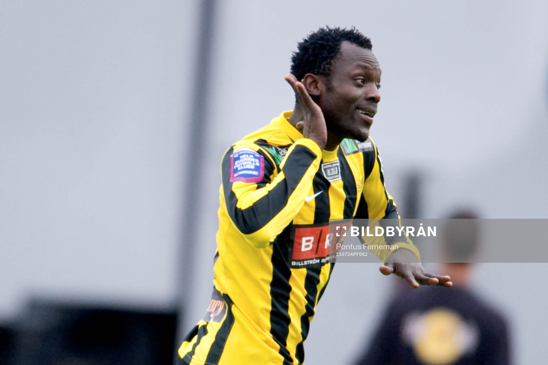 John Chibuike, Häcken, 1-0, jubel