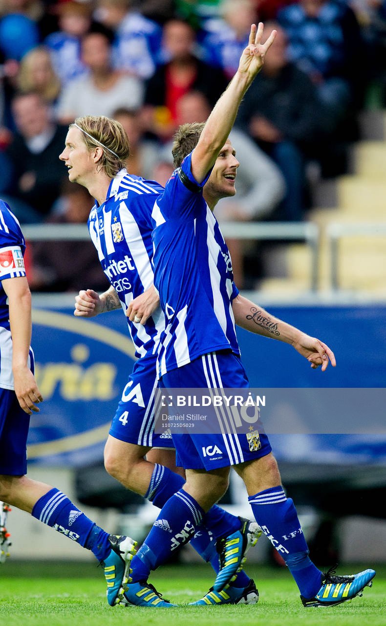 Tobias Hysén, IFK Göteborg, gjorde alla 3 målen