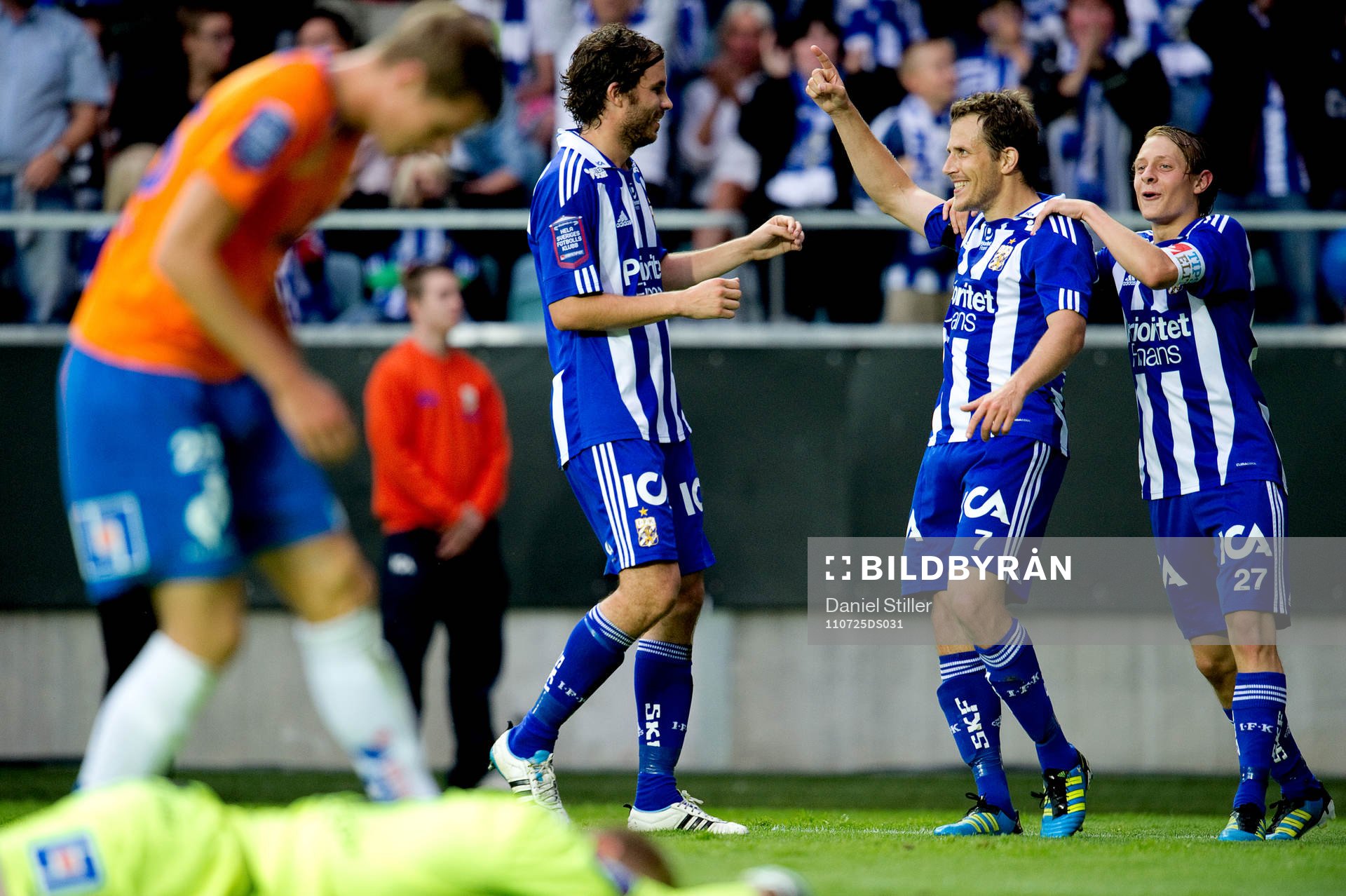 Tobias Hysén, IFK Göteborg, gör 3-0, jubel