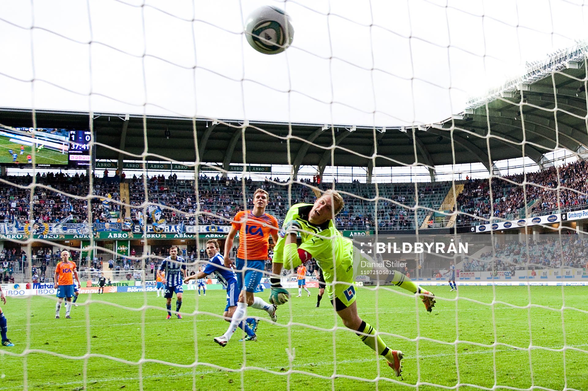 Tobias Hysén, IFK Göteborg, gör 2-0 bakom Karl-Johan