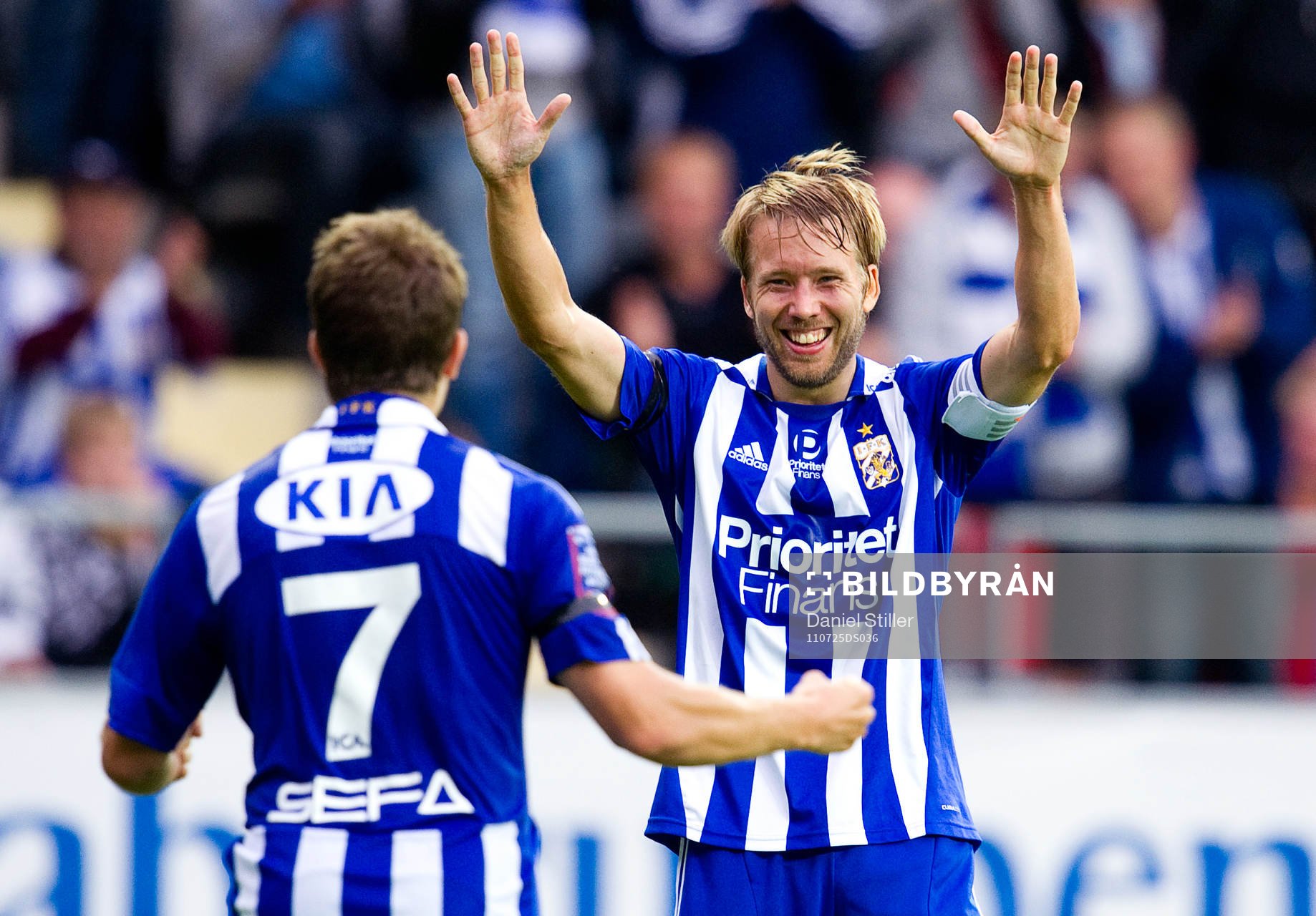 Adam Johansson, IFK Göteborg, jubel