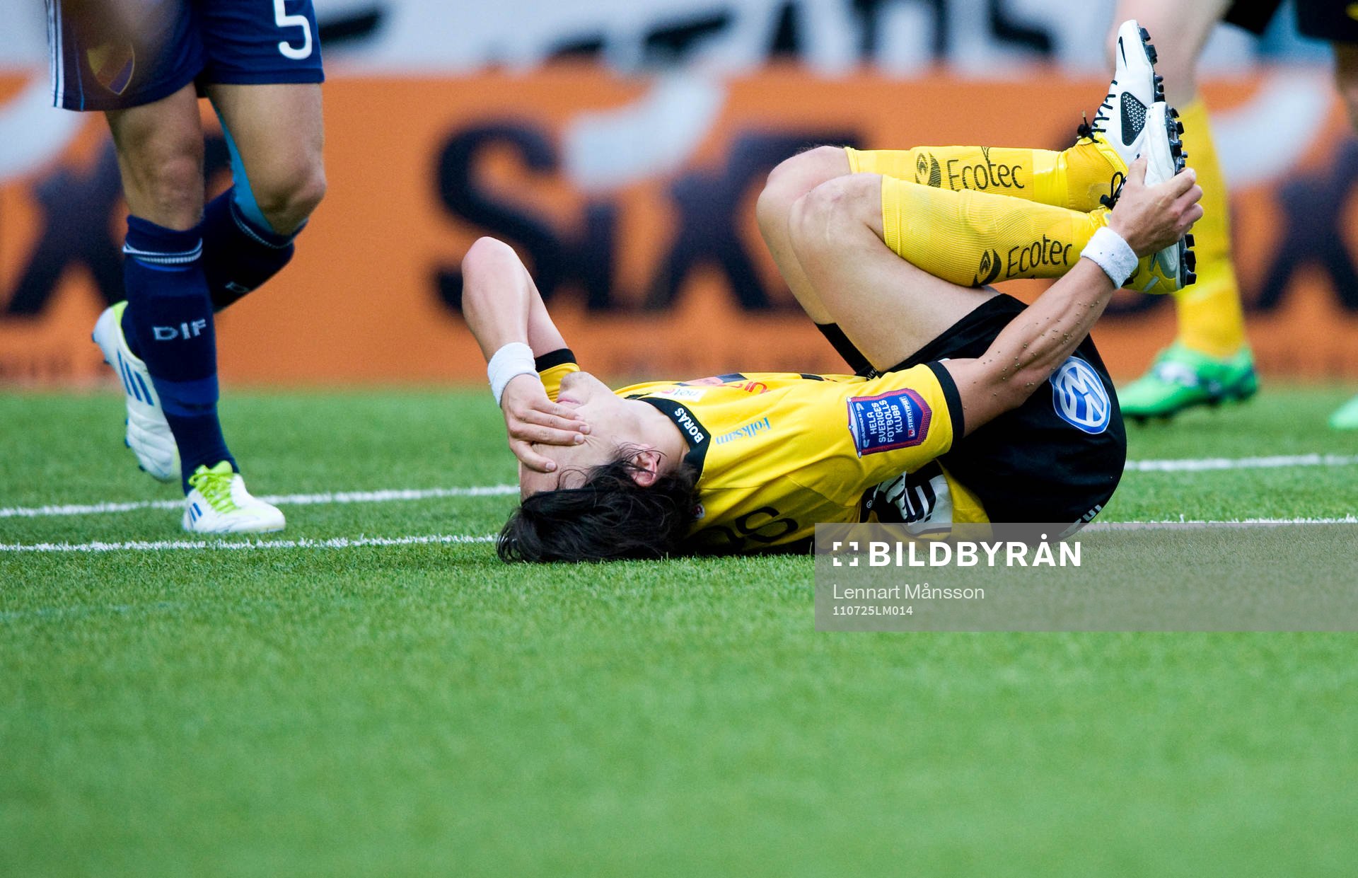 Precis innan Stefan Ishizaki, Elfsborg, avgjorde matchen