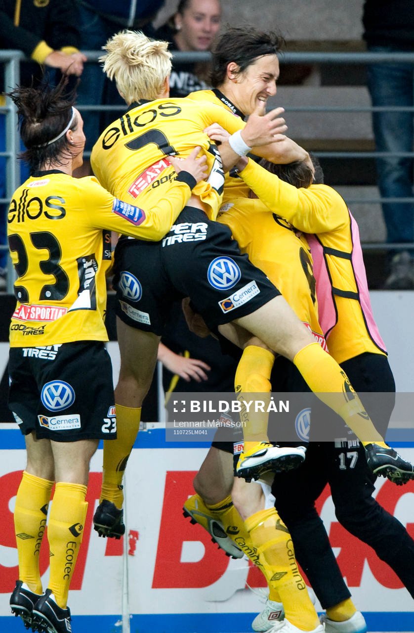 2-1 Stefan Ishizaki, Elfsborg, jubel, glädje